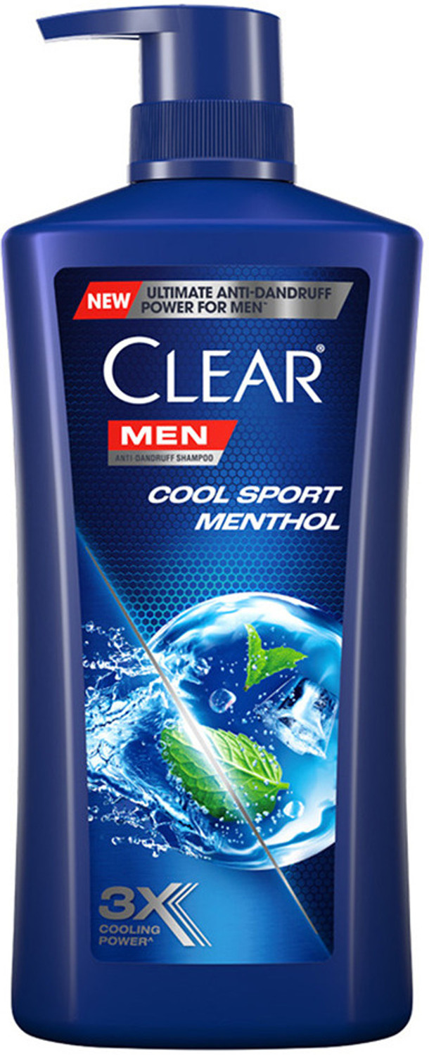 Image of Clear Men Anti-Dandruff Shampoo, Cool Sport, Menthol, 3X Cooling Freshness