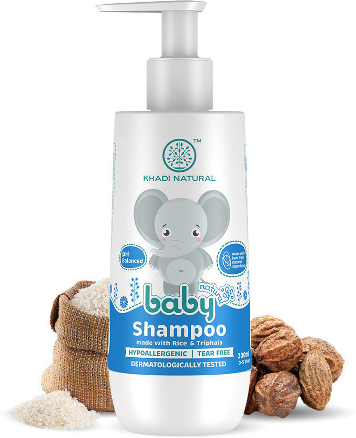 Image of KHADI NATURAL Baby HairCleanser Shampoo for Gentle Soft Hair Care