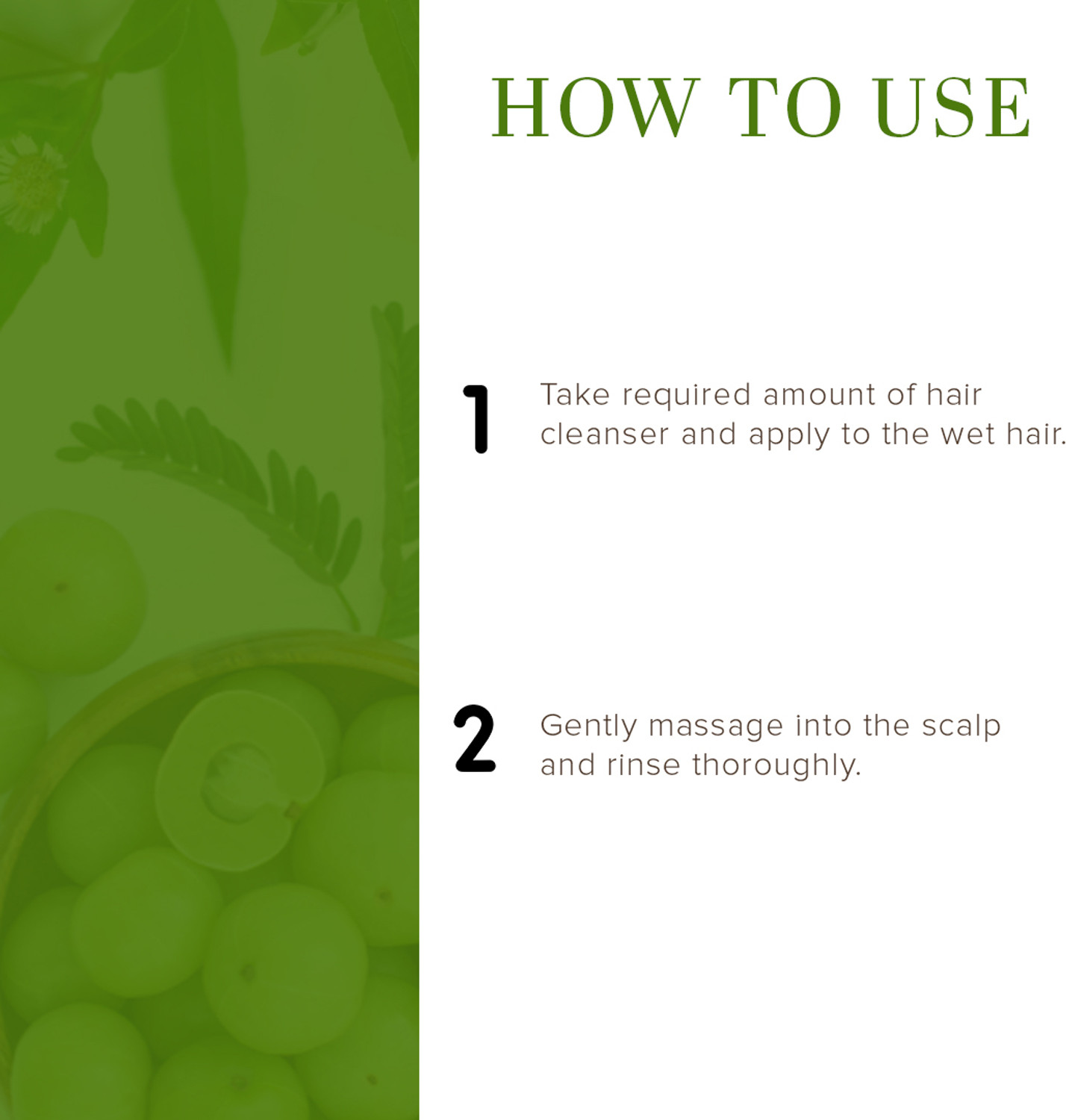 Image of KHADI NATURAL Herbal Amla & Bhringraj Shampoo /Cleanser - SLS & Paraben Free (Pack of 2) (420 ml)