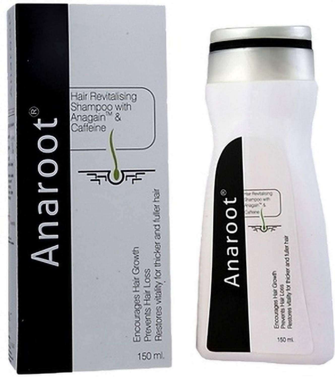 ANAROOT HAIR REVITALISING SHAMPOO WITH ANAGAIN & CAFFEINE (PACK OF 2)