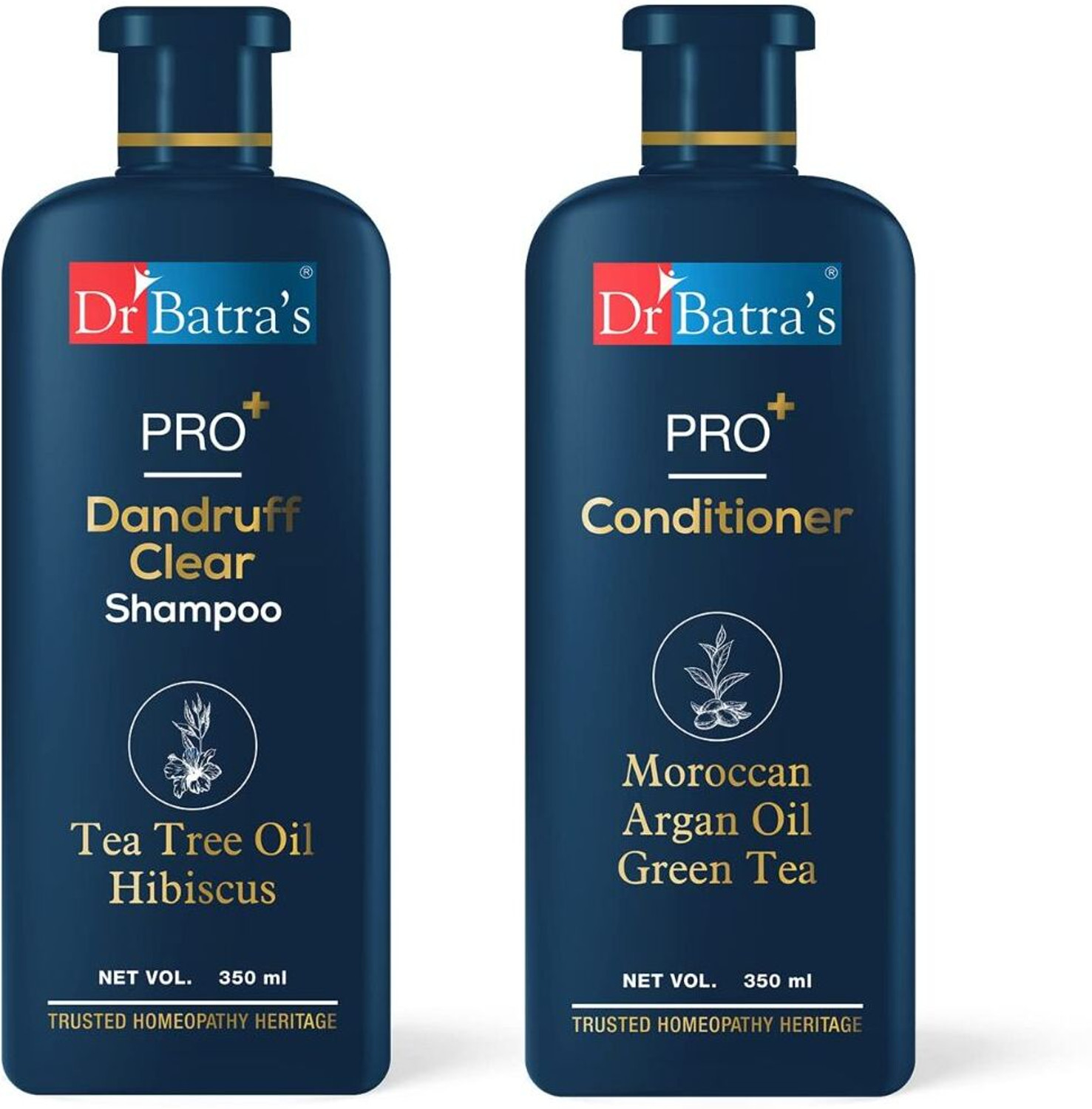 Image of Dr Batra's PRO+ Dandruff Clear Shampoo&Conditioner-Anti-Dandruff Hair Care Combo