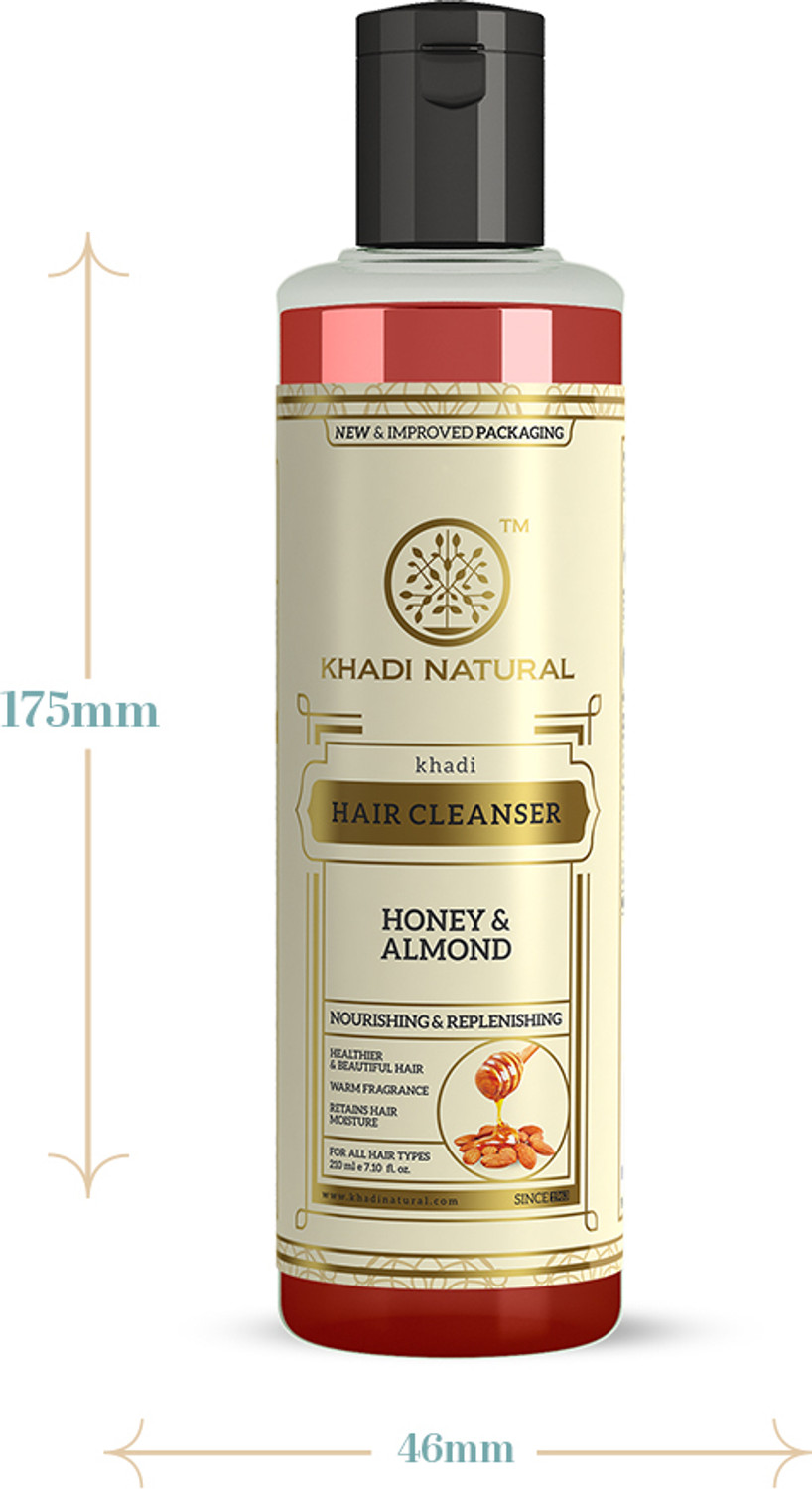 Image of KHADI NATURAL Honey & Almond Hair Cleanser Shampoo