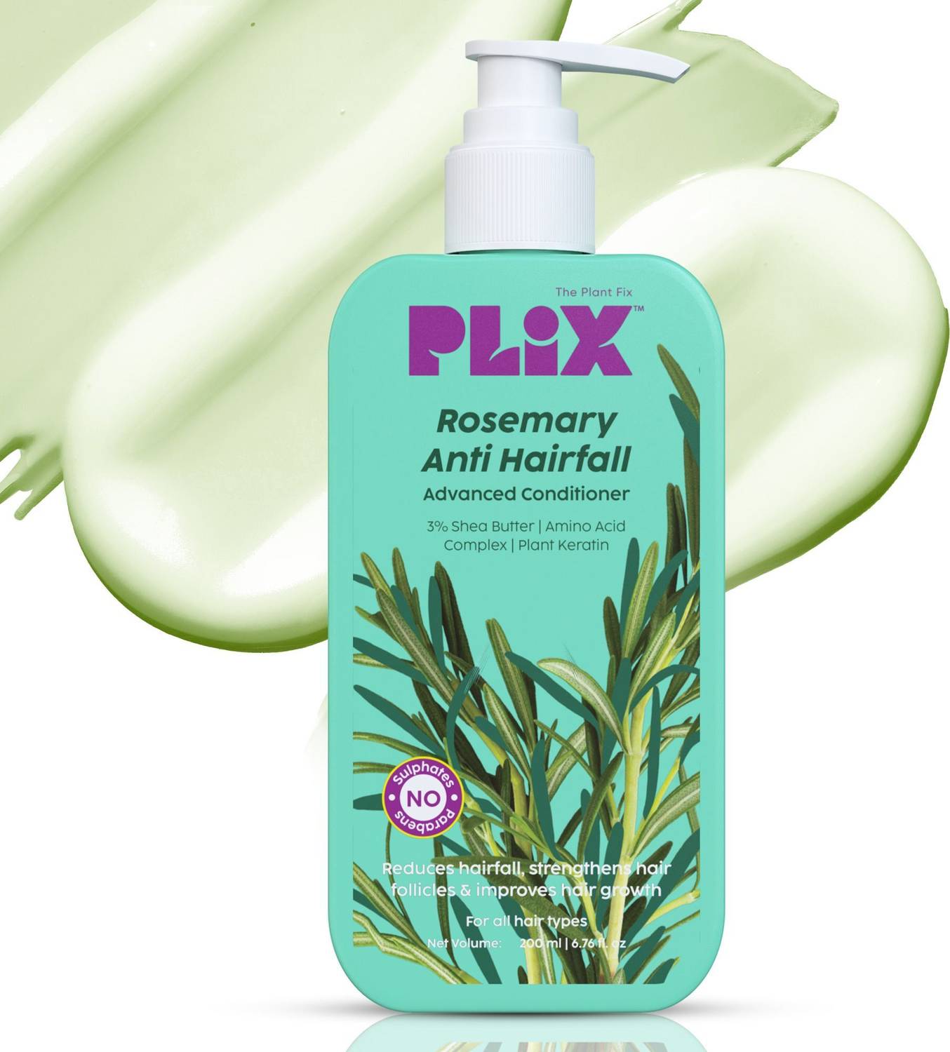 The Plant Fix Plix Rosemary Anti Hair Fall Shampoo 200 ml - Image 1