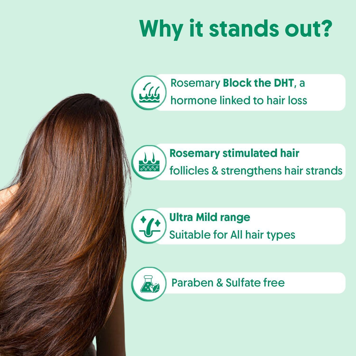 Image of Aravi Organic Rosemary Anti Hair Fall Shampoo Methi dana Sulphate & Paraben Free