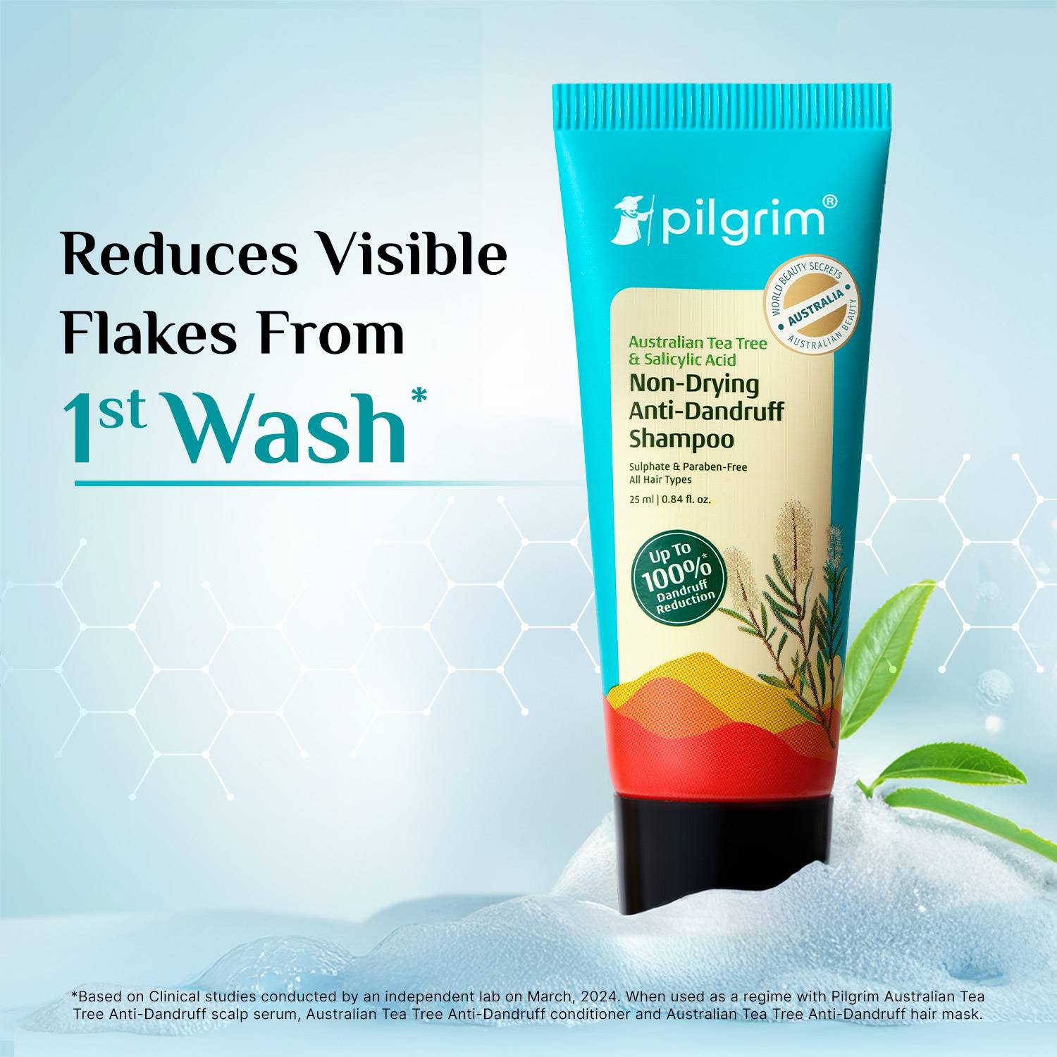 Pilgrim Australian Tea Tree Hair Shampoo for Dandruff - Image 4