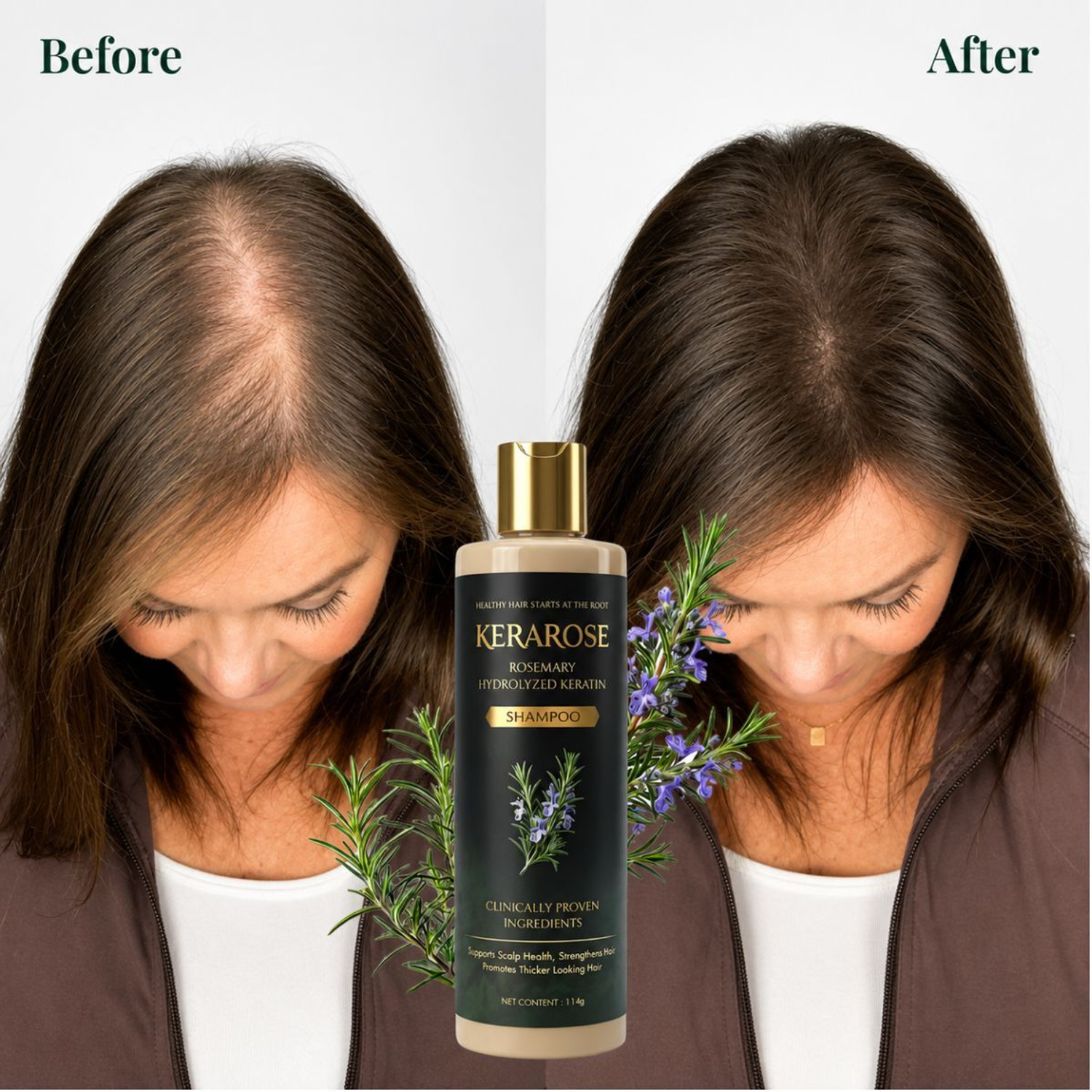 Image of RIDOY natural rosemary shampoo | Daily Hair Care Essential Cleansing Edition -