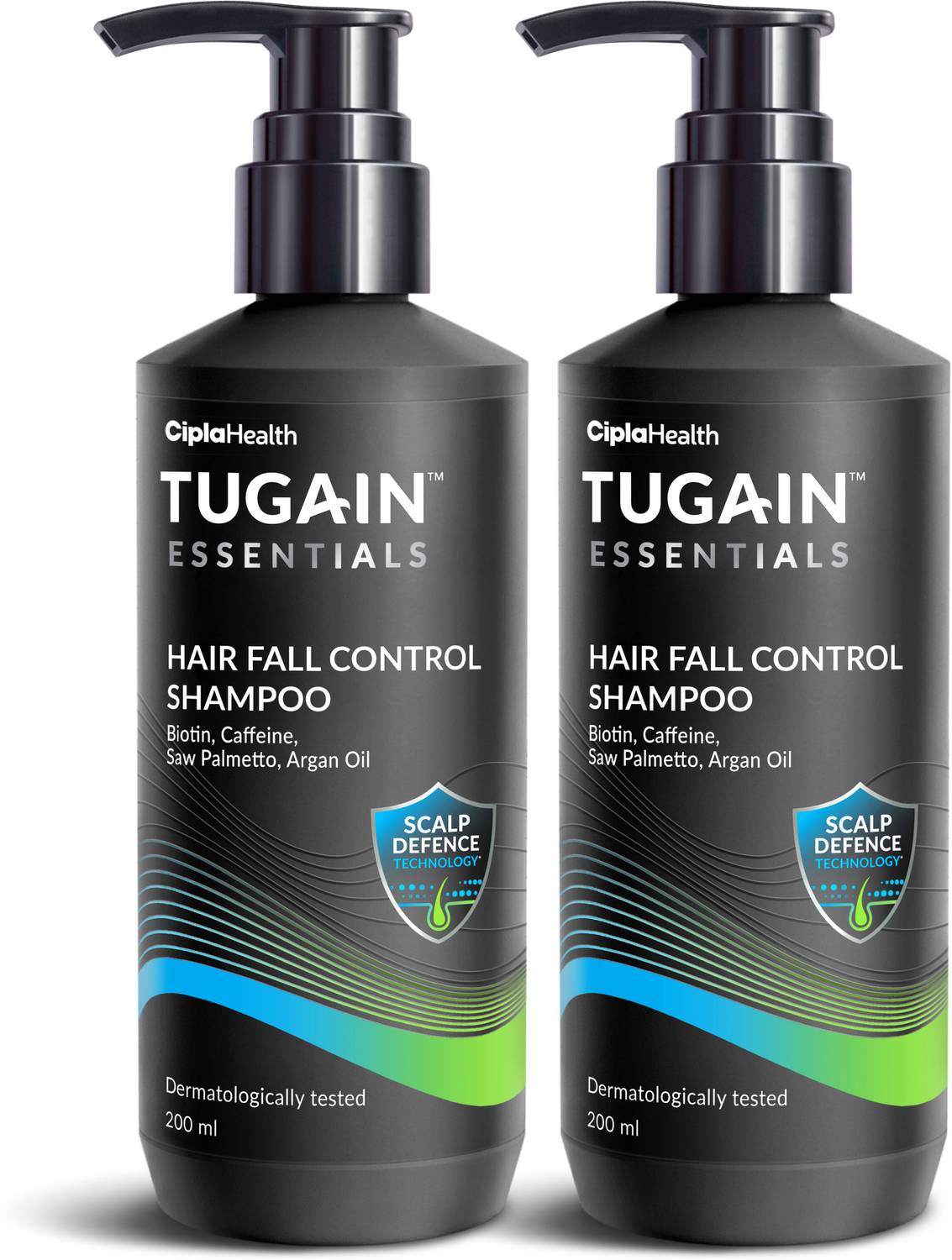 Cipla Tugain Essentials Hair Fall Control Shampoo - Image 1