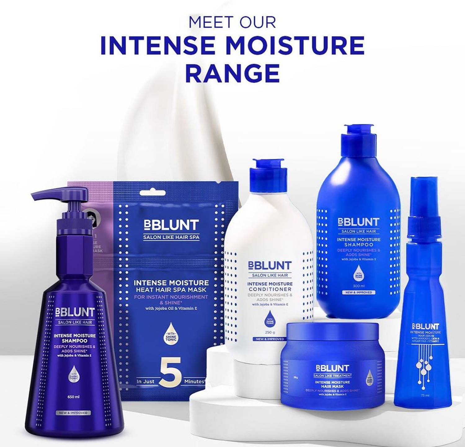 BBlunt Intense Moisture Shampoo 300ml - Image 2