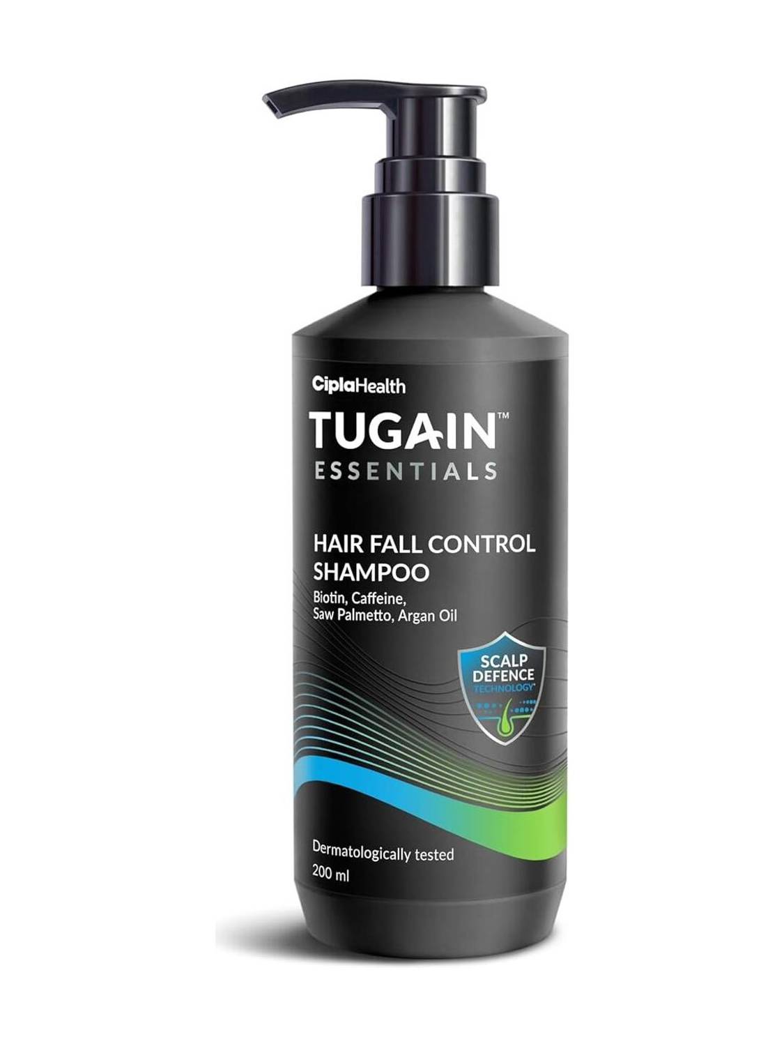 Cipla Tugain Essentials Hair Fall Control Shampoo - Image 1