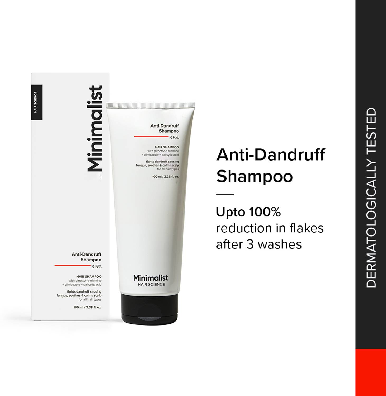 Minimalist 3.5% Anti-Dandruff Shampoo 100 ml