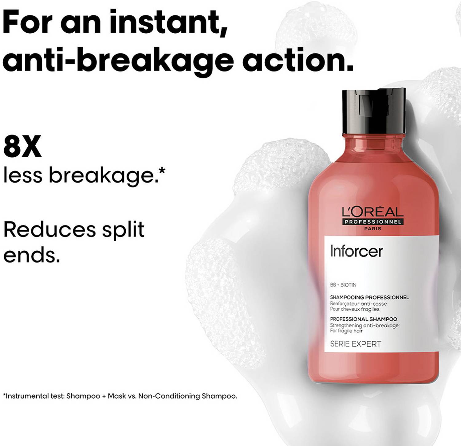 L'Oréal Inforcer Shampoo 300ml - Image 2