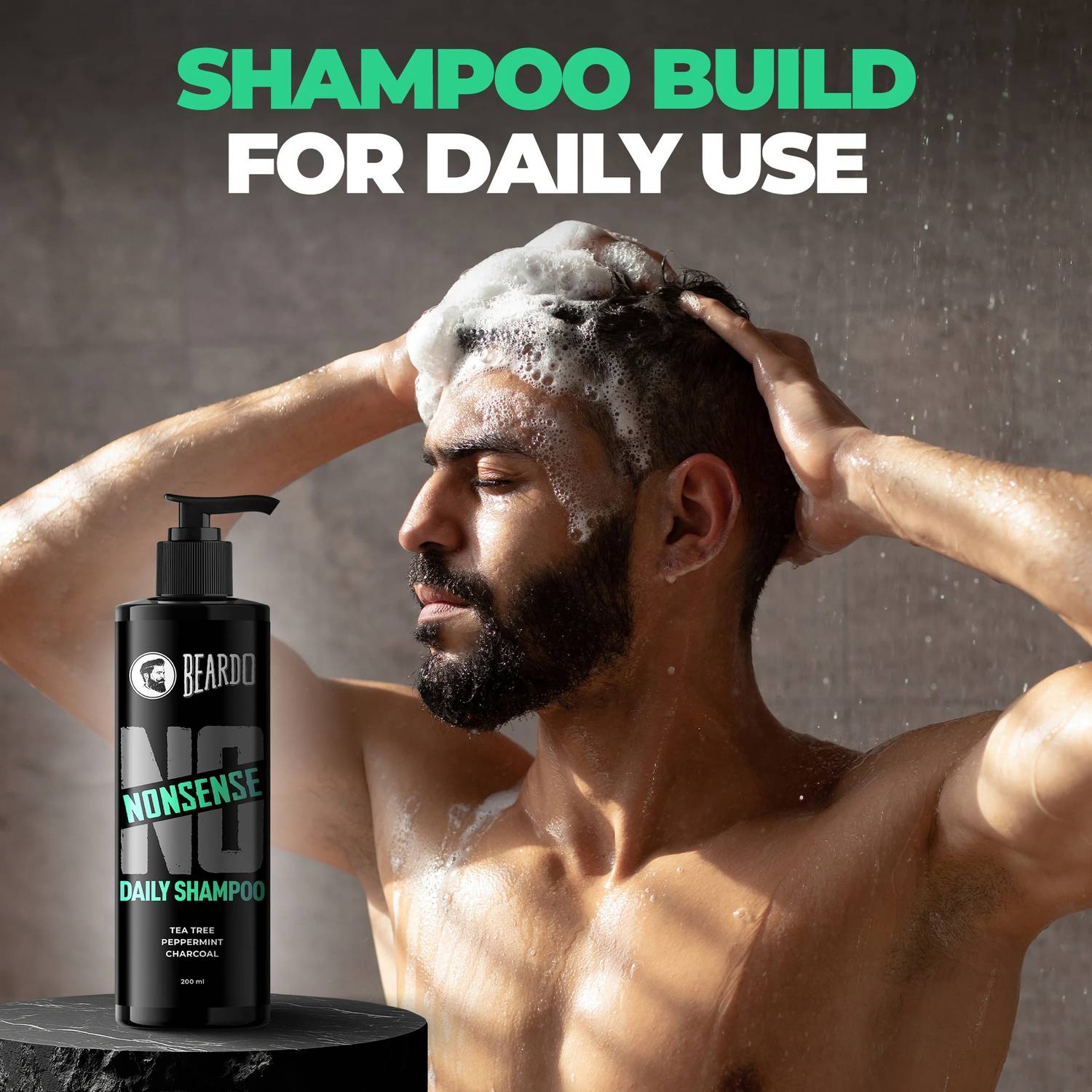 BEARDO No Nonsense For Men Shampoo 200ml - Image 2