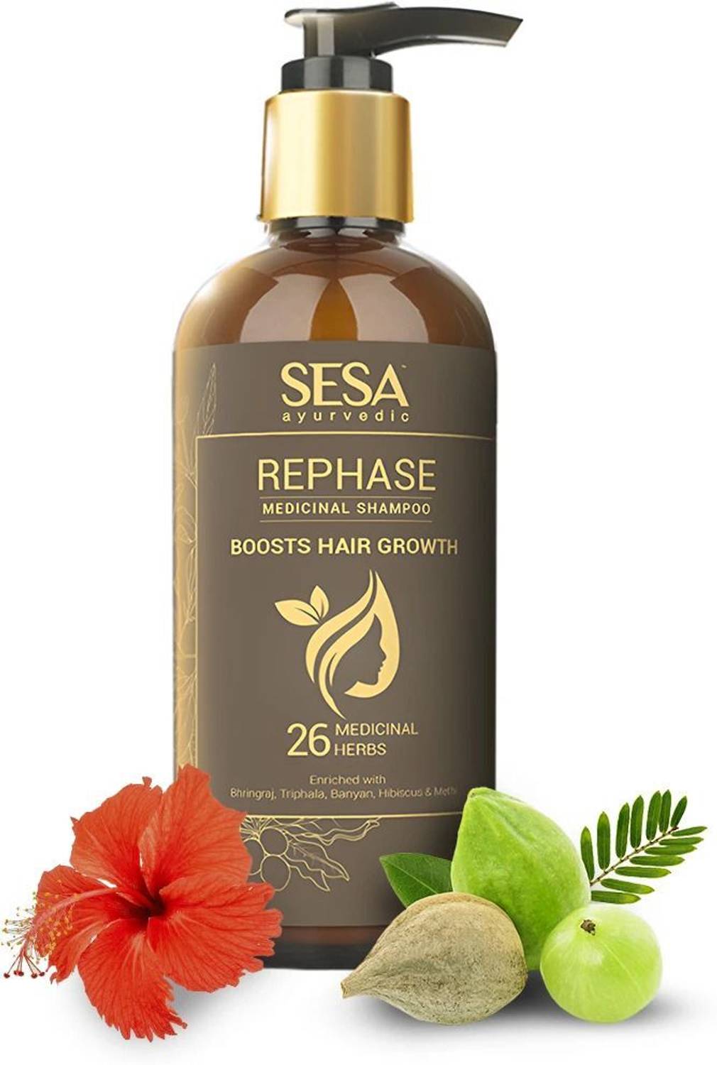 SESA Rephase Ayurvedic Shampoo for Hair Fall Control - Image 1
