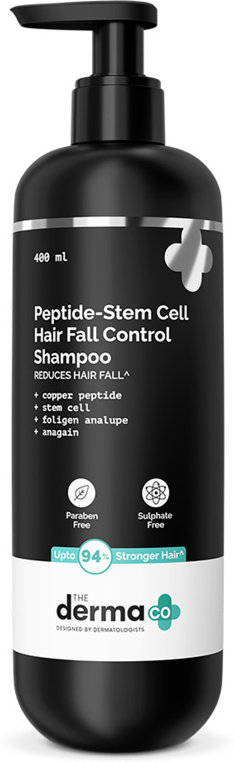 Image of The Derma Co Peptide-Stem Cell Hair Fall Control Shampoo Triple Actives Formula