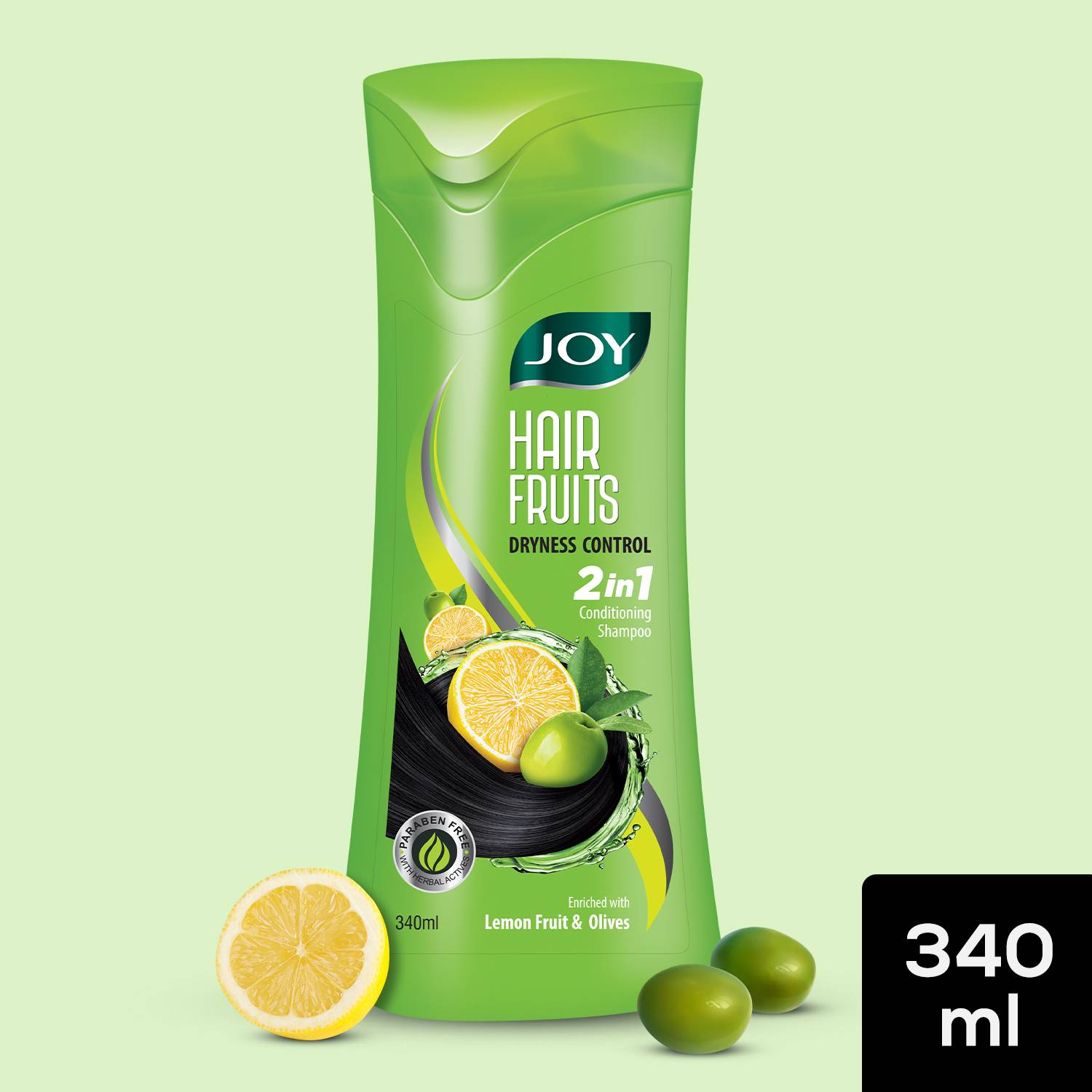 Joy Hair Dryness Control Shampoo Lemon & Olives - Image 1