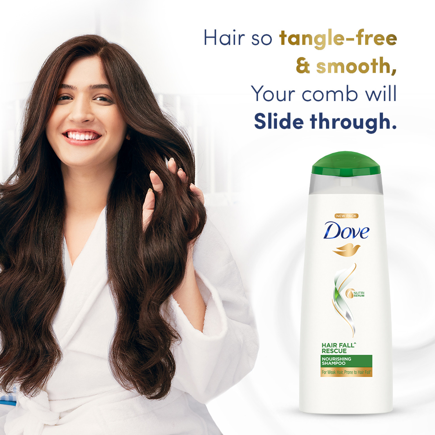 Image of DOVE Hair Fall Rescue Shampoo 340ml and Hair Fall Rescue Conditioner 175ml