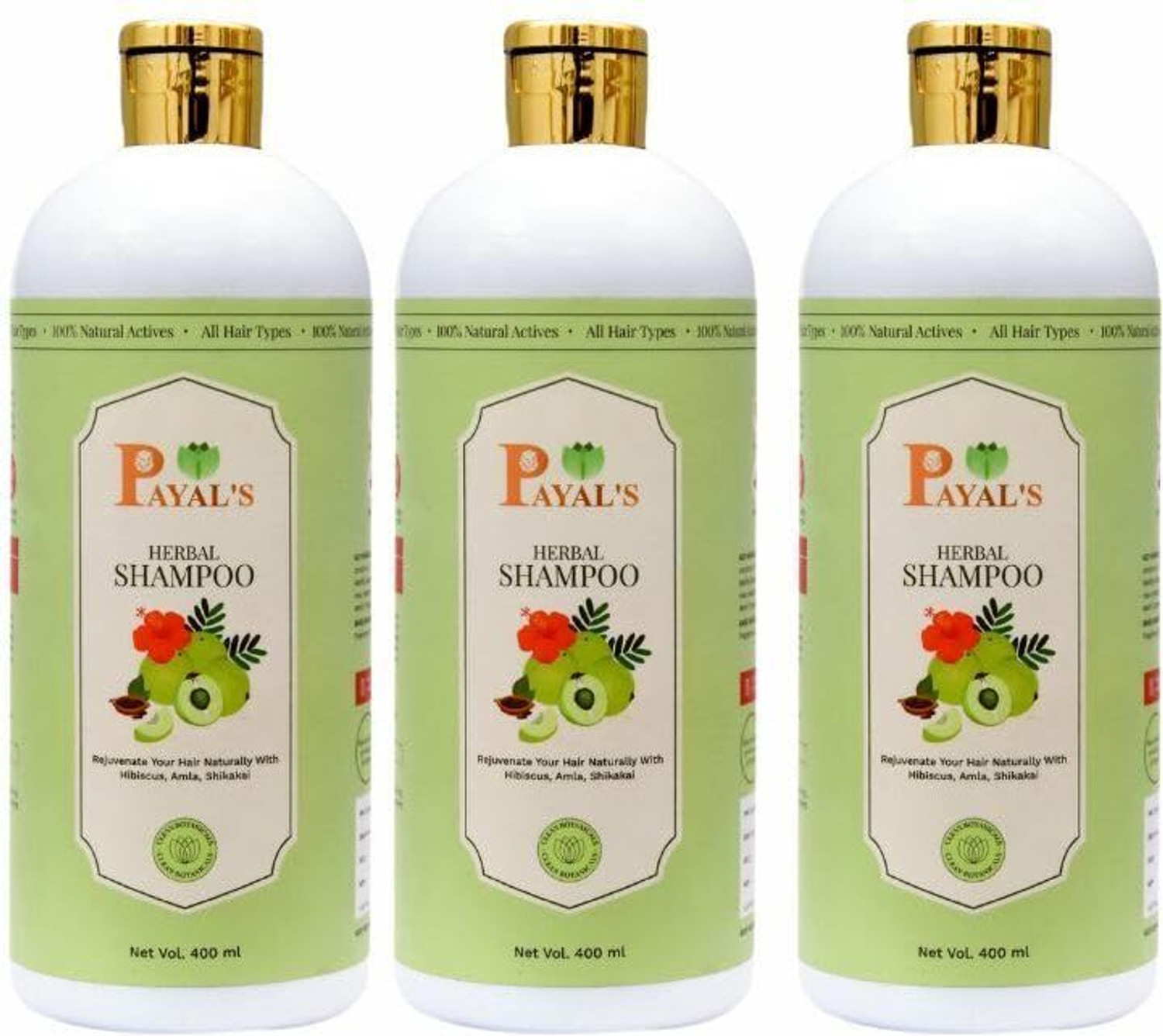 PAYAL'S Shampoo Combo For All Hair Type Pack of 3