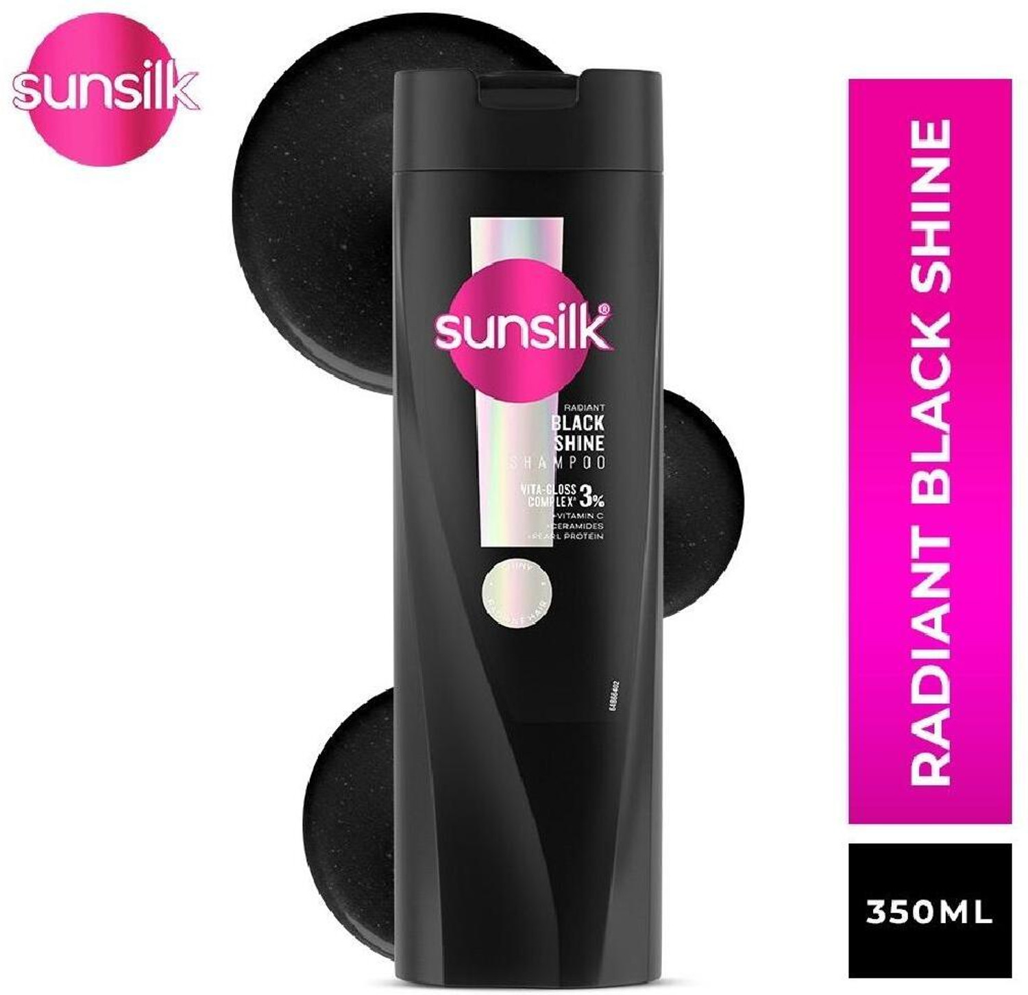 Image of SUNSILK Radiant Black Shine Shampoo