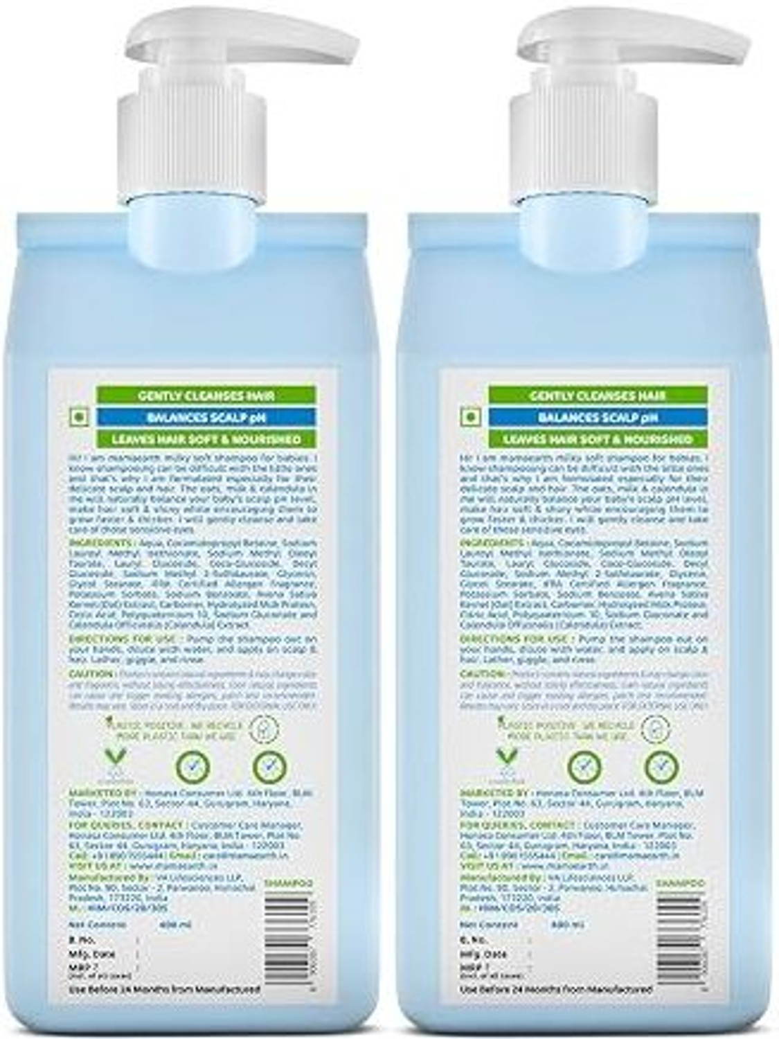 Image of Mamaearth Milky Soft Shampoo with Oats, Milk and Calendula for Babies
