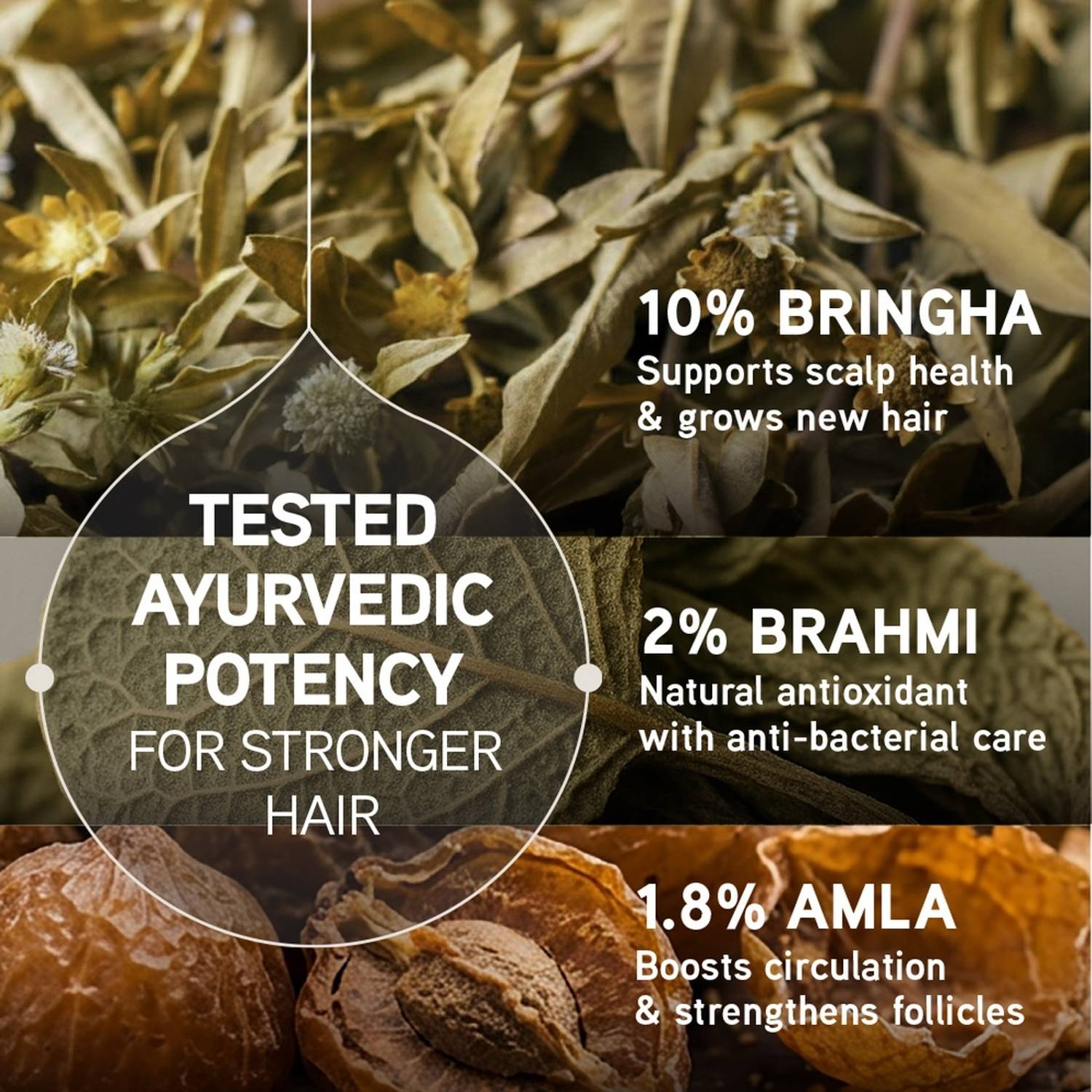 Indulekha Bringha Hair Fall Control Shampoo 180ml - Image 3
