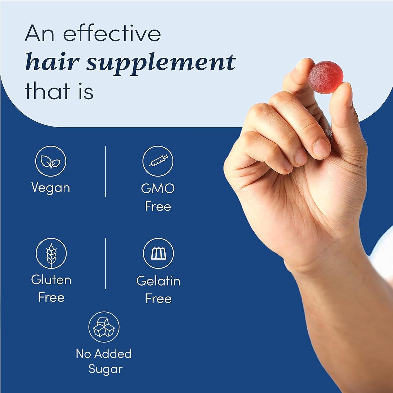 Image of Man Matters Anti Hair Fall DHT Blocking Shampoo (300ml) & Biotin Hair Gummies (30N) No Sugar