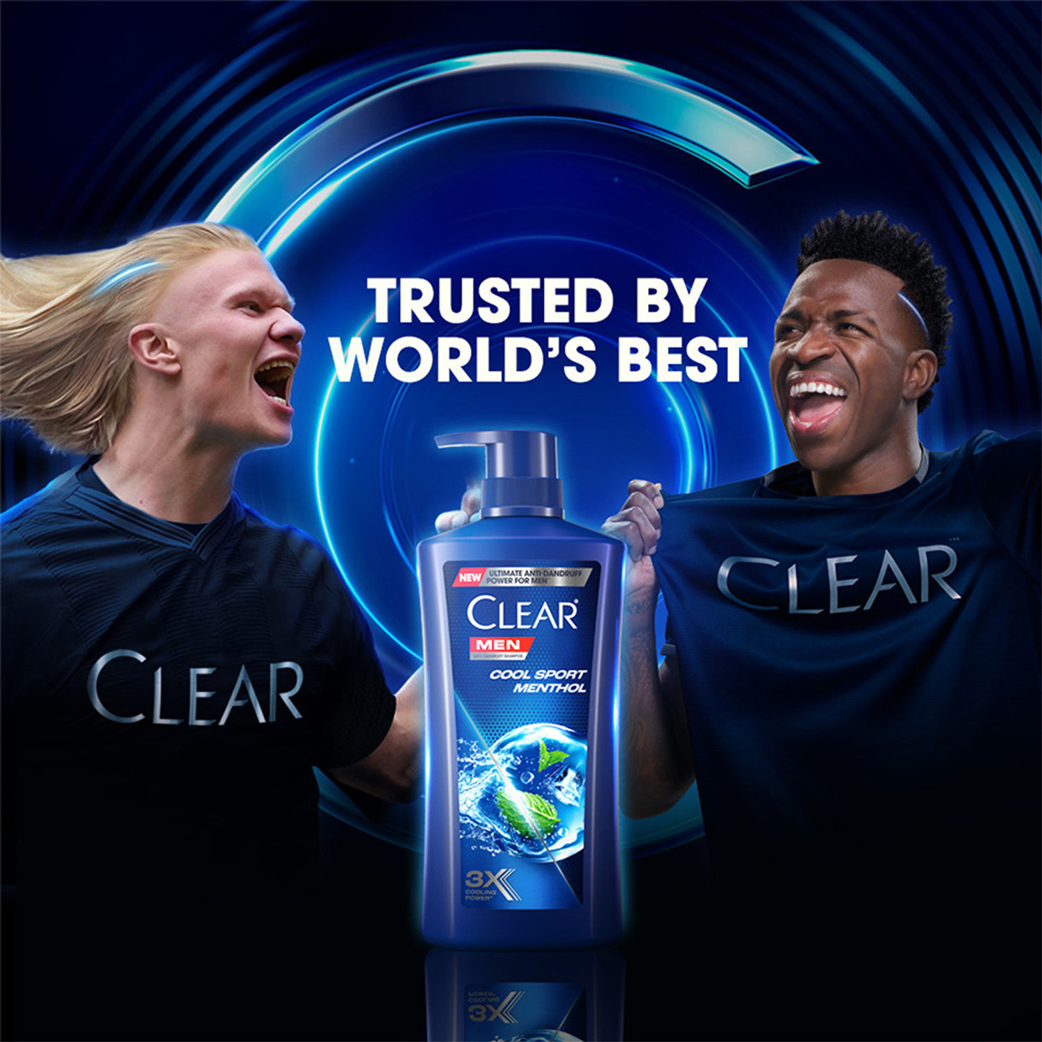 Image of Clear Men Anti-Dandruff Shampoo, Cool Sport, Menthol, 3X Cooling Freshness