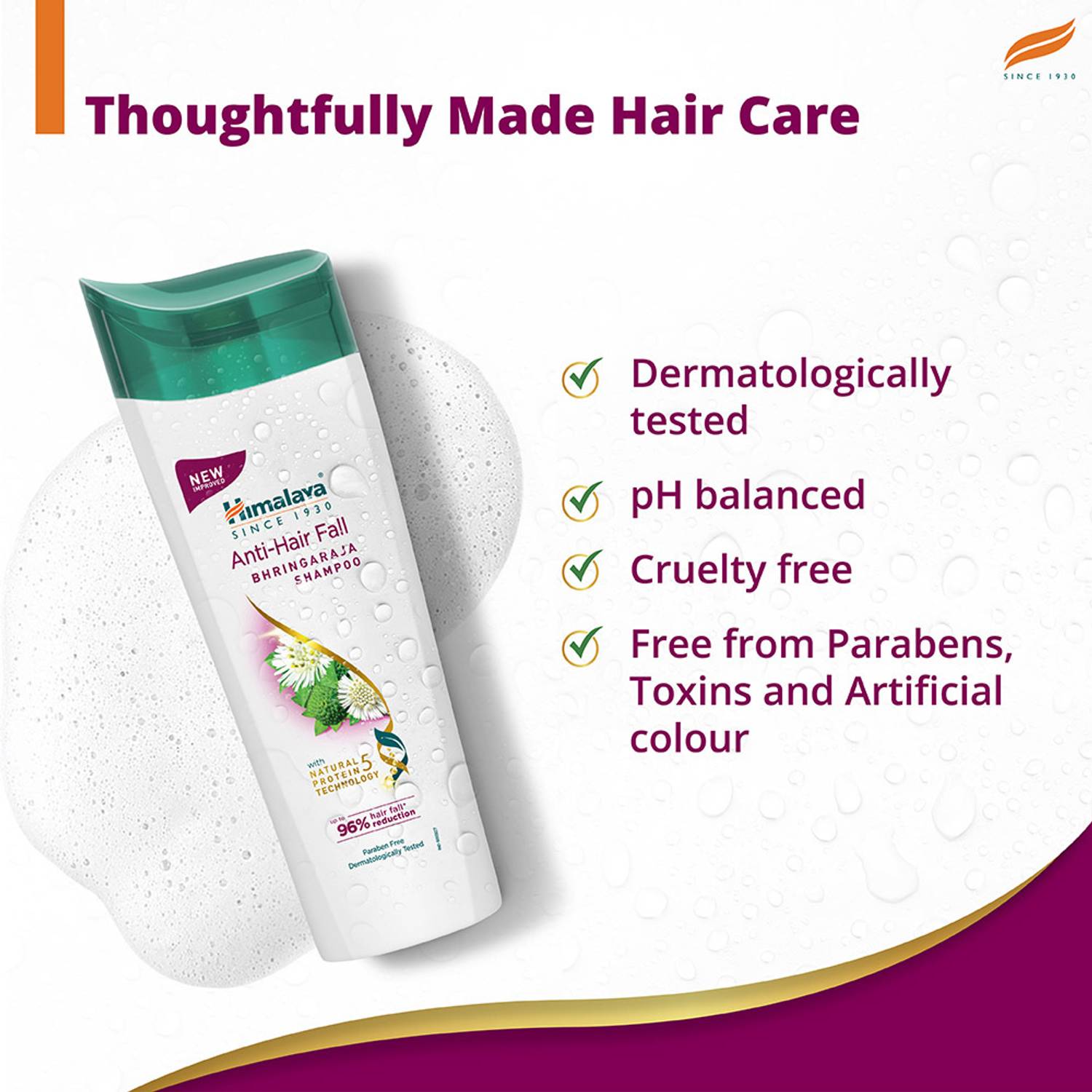 Himalaya Anti-Hair Fall Bhringaraja Shampoo 180ml - Image 5