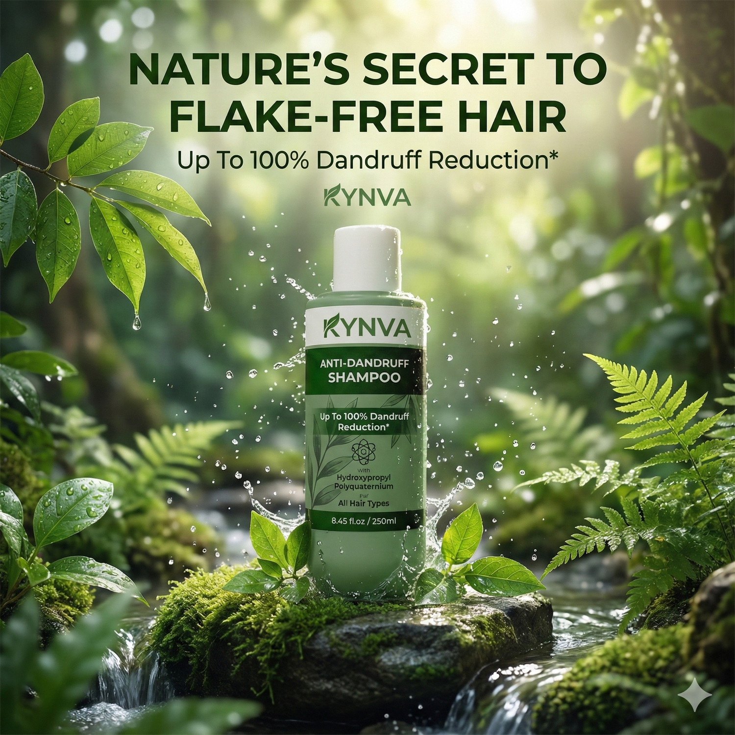 Image of KYNVA Dandruff Control Shampoo | Flake & Itch Relief | Scalp Nourishing Formula 1Pc
