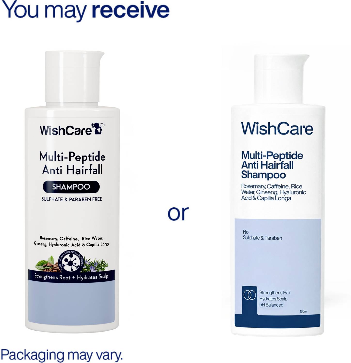 WishCare Multi-Peptide Anti Hairfall Shampoo 250ml - Image 2