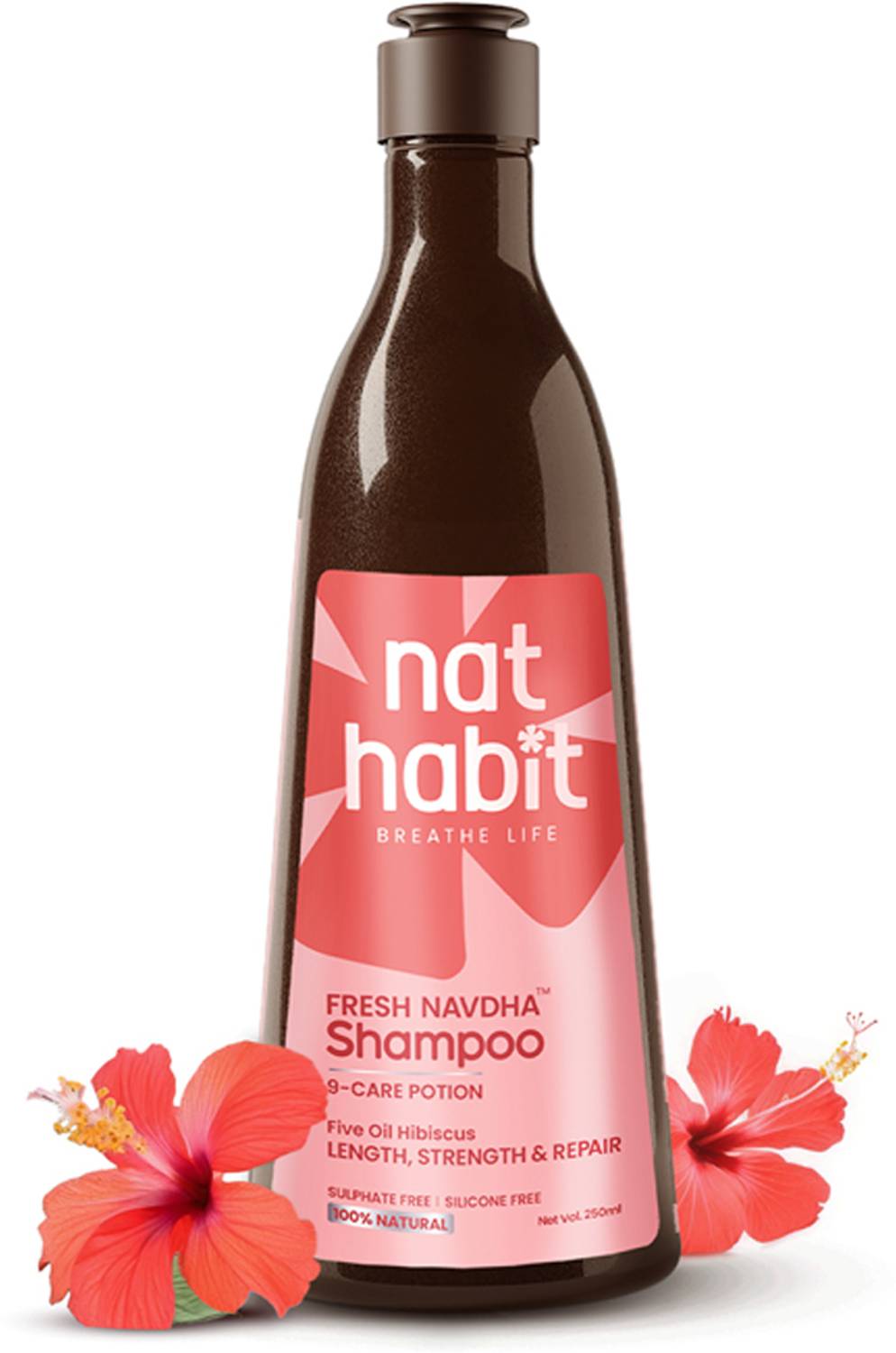 Nat Habit Hibiscus Shampoo 250ml - Image 1