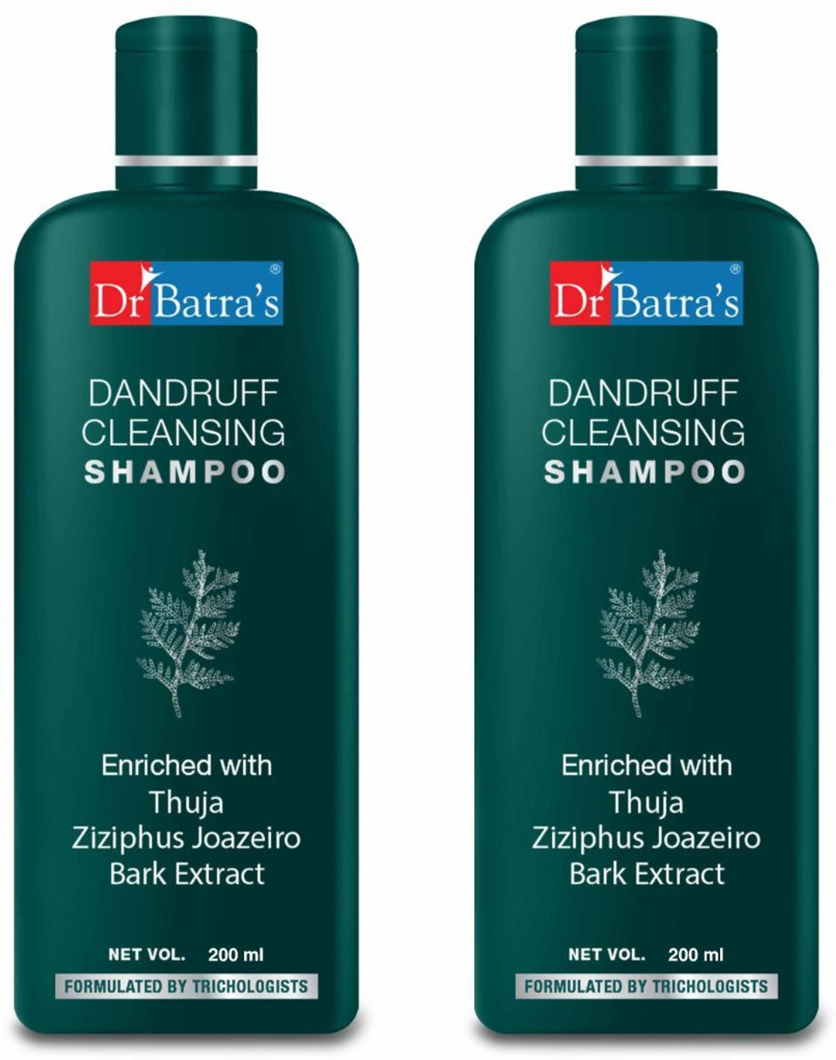 Image of Dr Batra's Dandruff Cleansing Shampoo with Thuja Extract - Flake-Free Healthy Hair Care