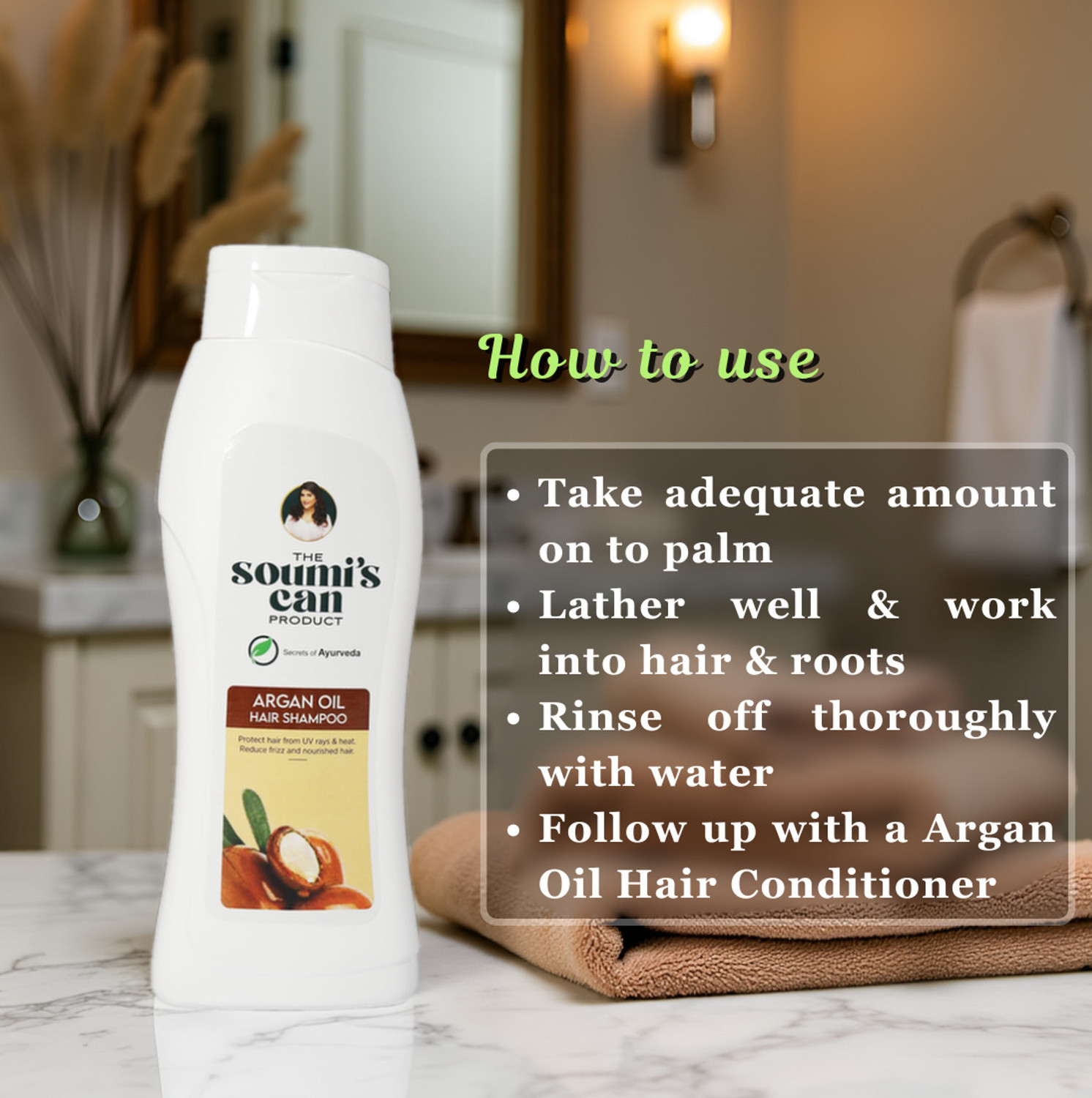 Image of The Soumi's Can Product Argan Oil Hair Shampoo