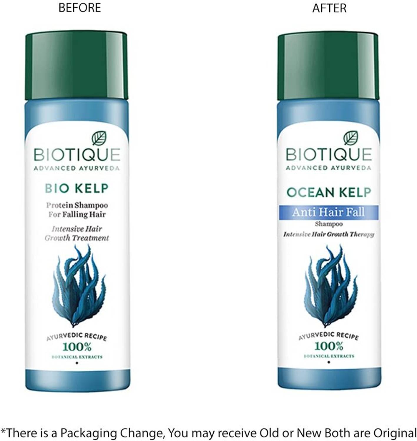 BIOTIQUE Ocean Kelp Anti Hairfall Shampoo 100ml - Image 2