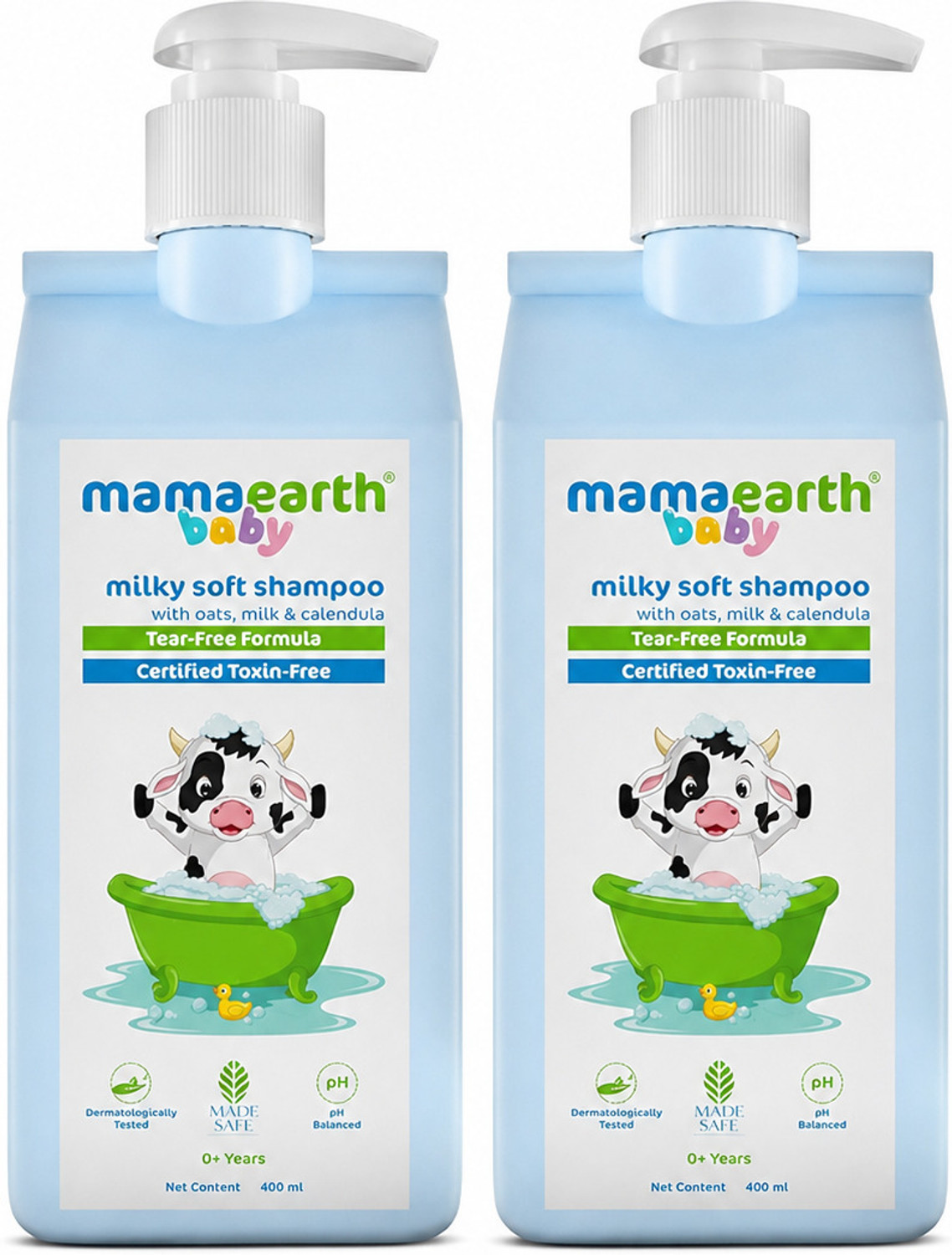 Image of Mamaearth Milky Soft Shampoo with Oats, Milk and Calendula for Babies