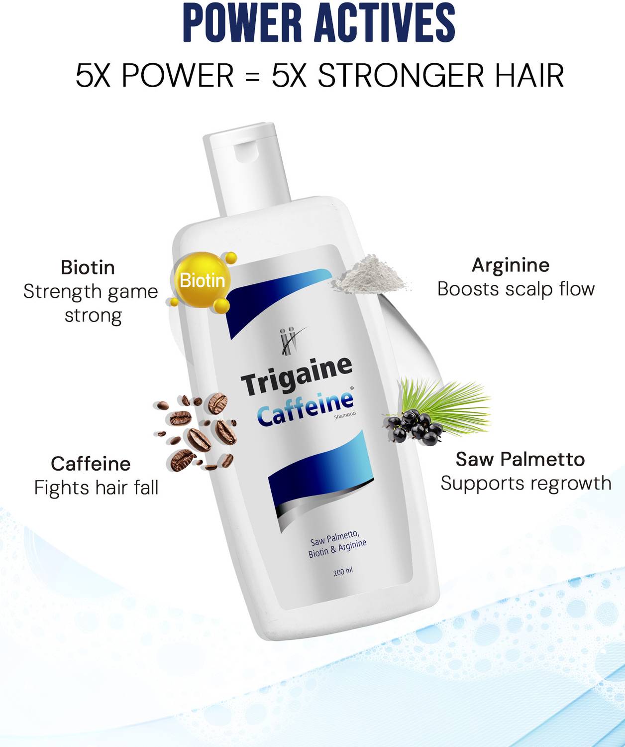 Trigaine Caffeine Anti Hair Fall Shampoo - Image 5