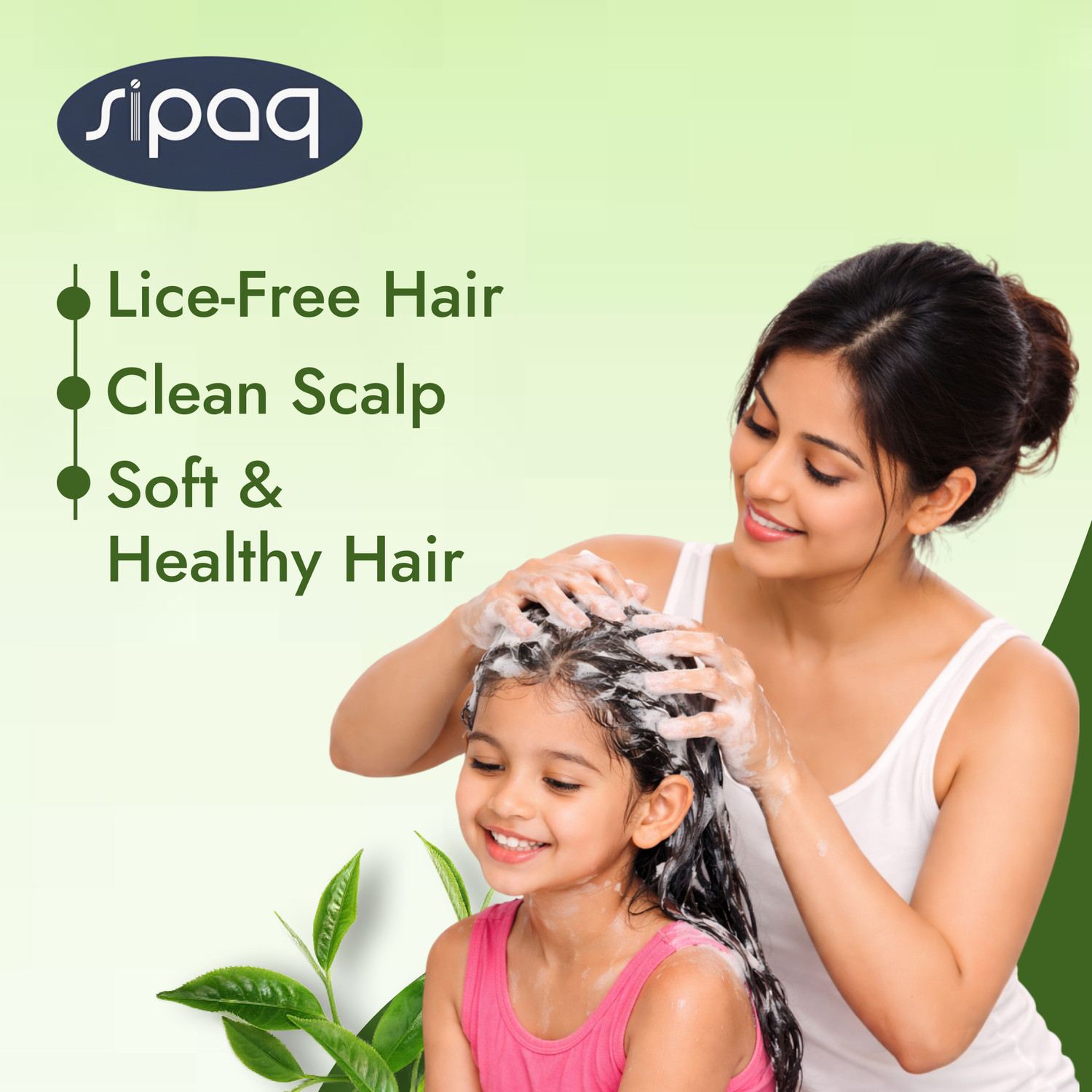 Image of SIPAQ 100% Natural Tea Tree Shampoo Anti Lice and Nits Shampoo with Free Lice Comb