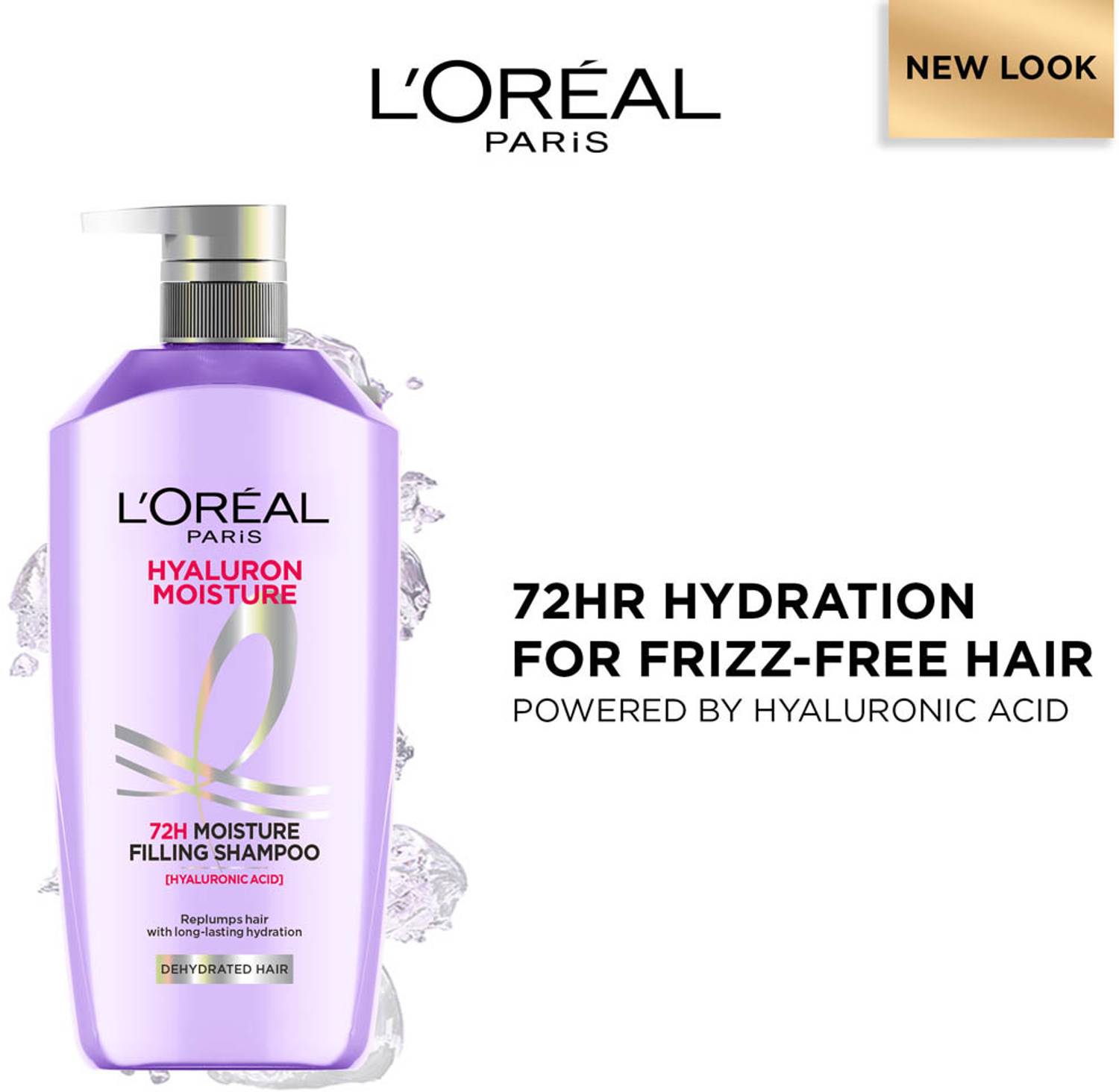 L'Oréal Paris Hyaluron Moisture 72H Shampoo 180ml - Image 1