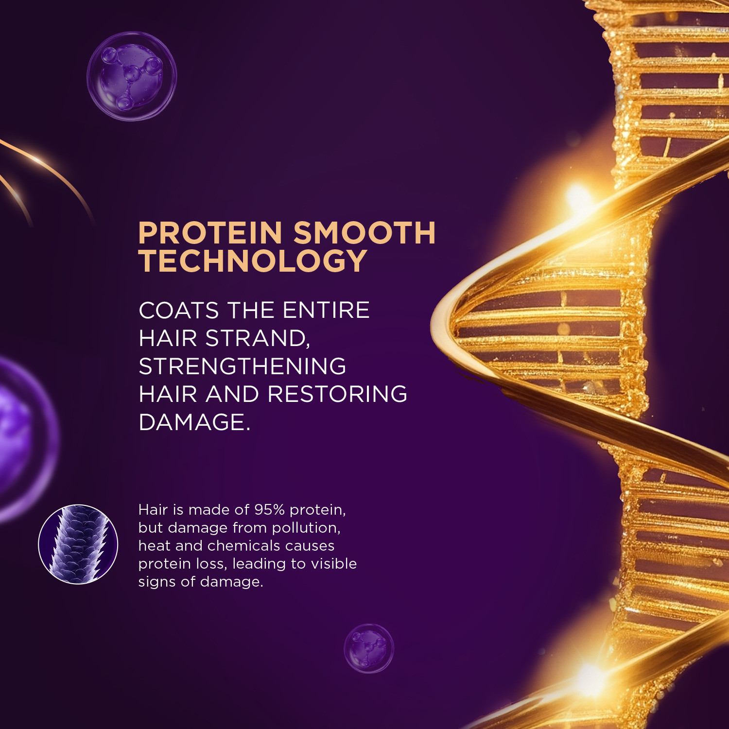 Image of LIVON Keratin Shampoo | Repairs Damaged Hair | Smooth & 5x Stronger Hair | No Parabens