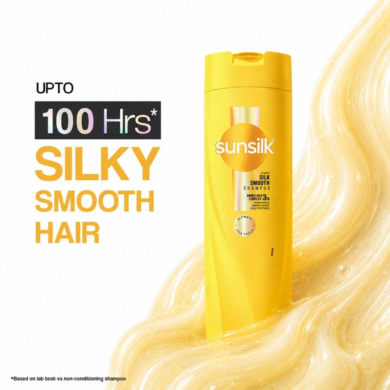 SUNSILK Flowy Silk Smooth Shampoo 350 ml - Image 1