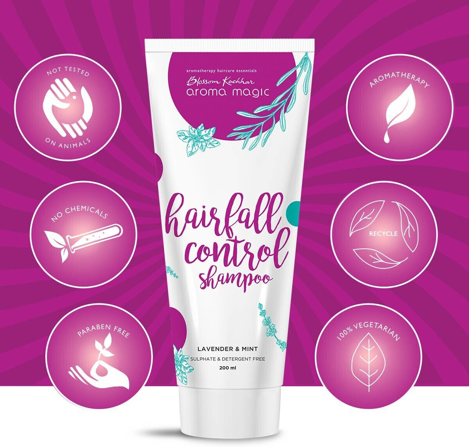 Image of Aroma Magic Hairfall Control Shampoo -200ml