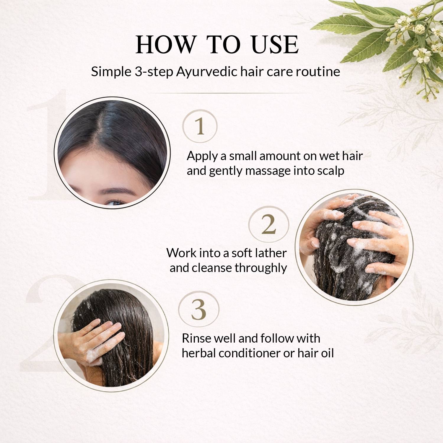 AXIOM Mukti Gold Herbal Shampoo 14+ Ayurvedic Ingredients - Image 4