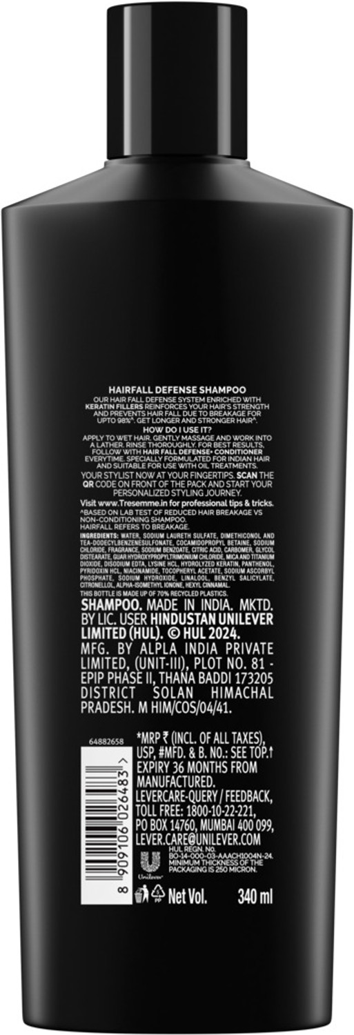 Image of TRESemme Hairfall Defense+ Shampoo