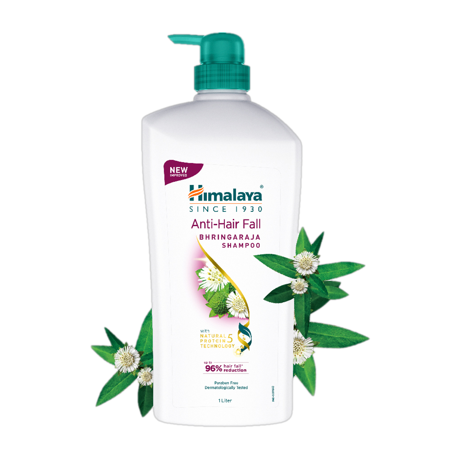 HIMALAYA Anti-Hair Fall Bhringaraja Shampoo 1L + 80ml Free