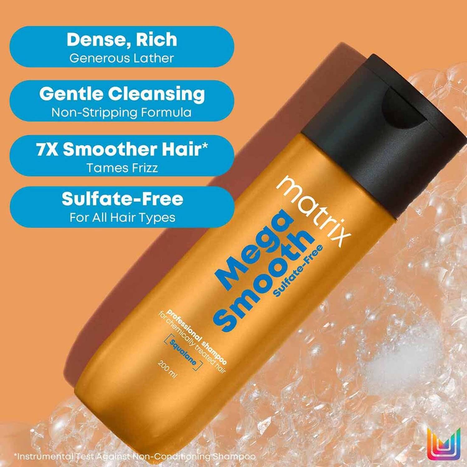 MATRIX Mega Smooth Sulfate-free Shampoo 200 ml - Image 3