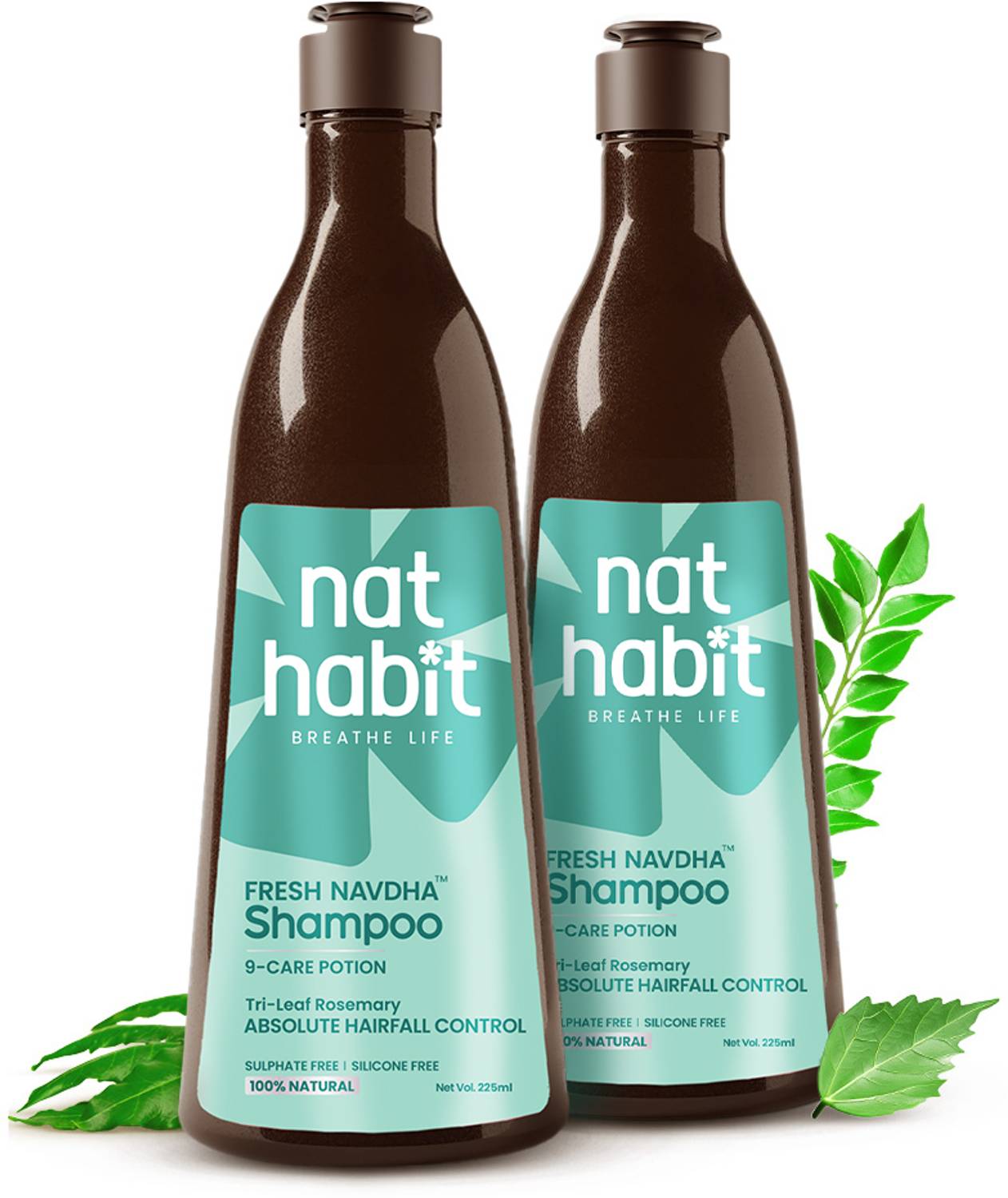 Nat Habit Navdha Anti-Hair Fall Rosemary Shampoo - Image 1