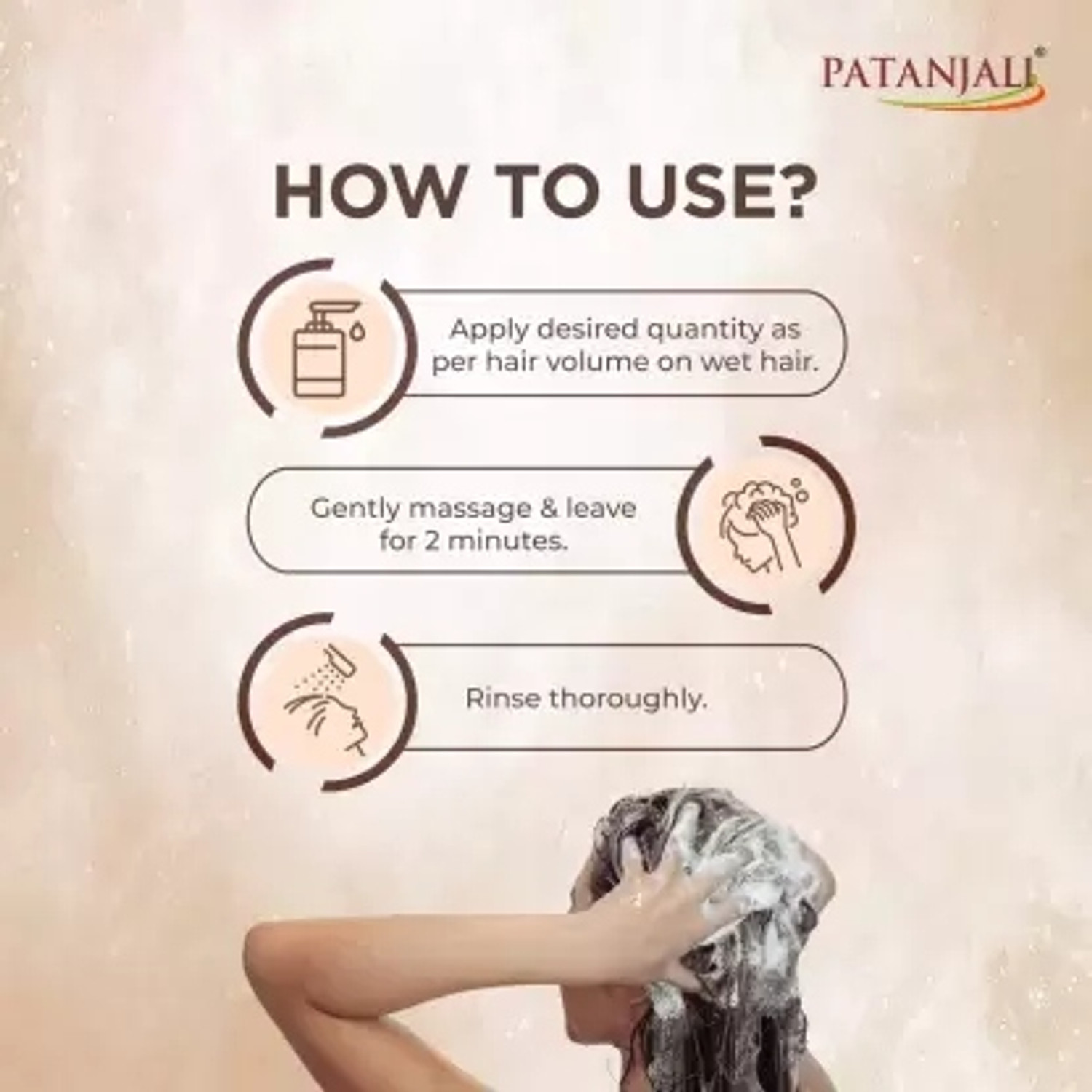 Image of PATANJALI Kesh Kanti Natural Hair Cleanser 180ML 2PCS