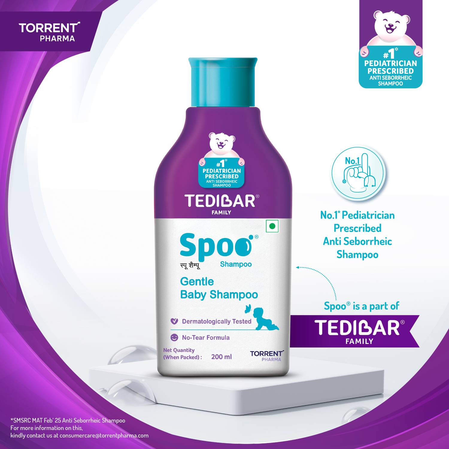 Spoo No Tear Formula Gentle Baby Shampoo - Image 5