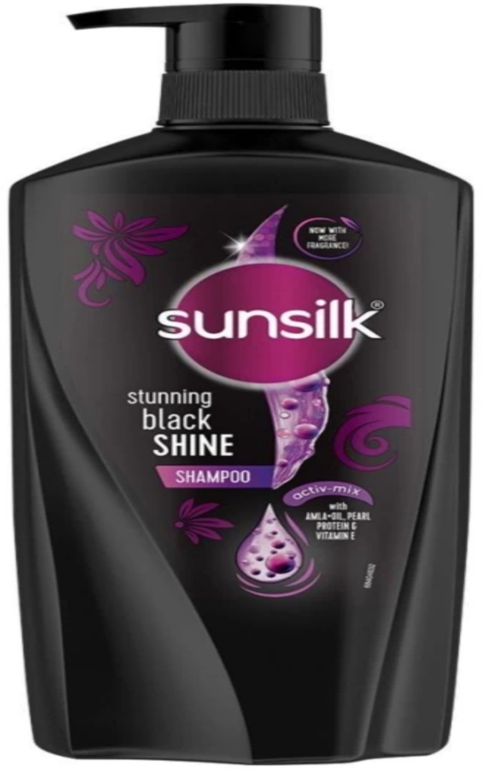 Image of SUNSILK Stunning Black Shine Shampoo 1 ltr