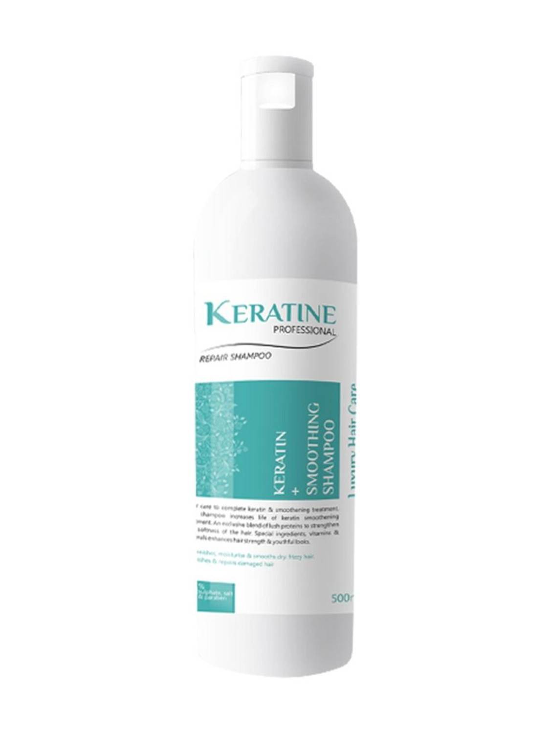 KERATINE PROFESSIONAL Smoothing Sulphate Free Shampoo 500 ml - Image 1