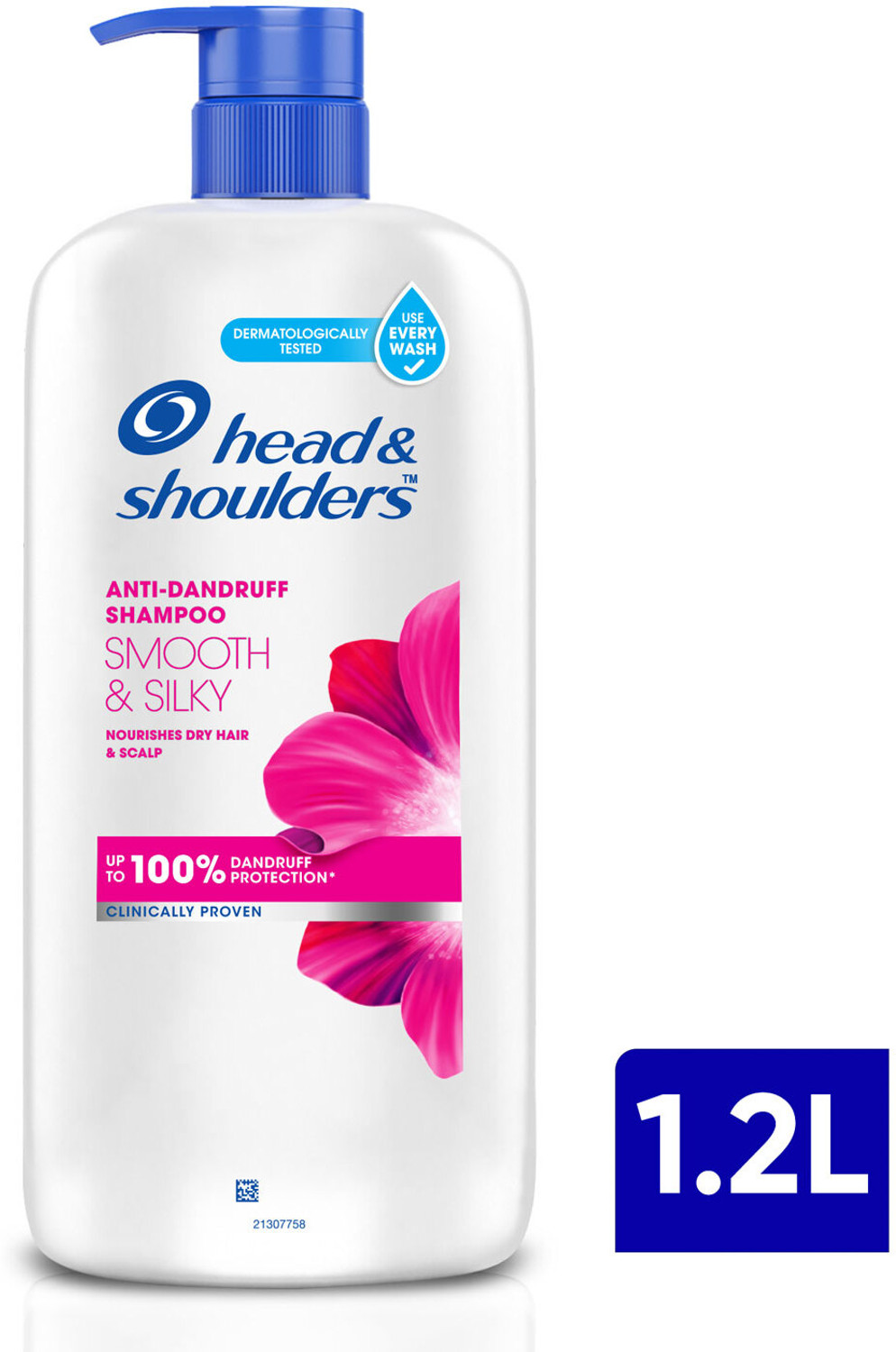 HEAD & SHOULDERS Smooth and Silky Anti-Dandruff Shampoo for Men & Women